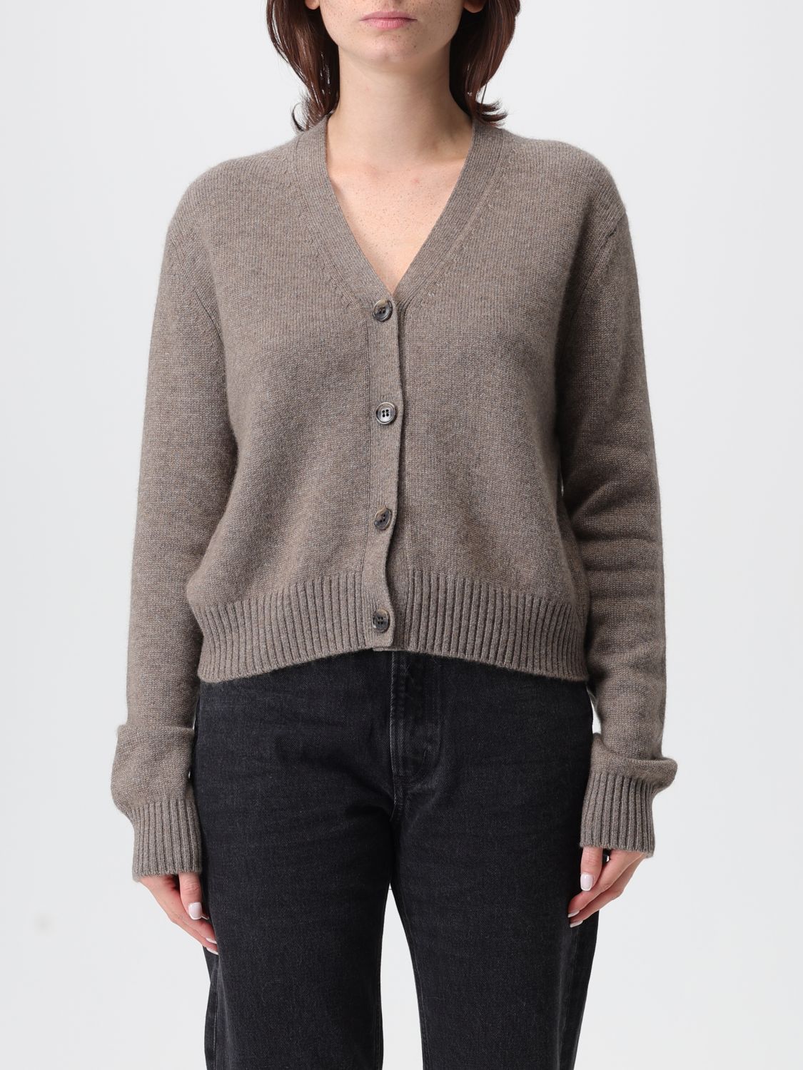Lisa Yang Cardigan  Woman Color Brown