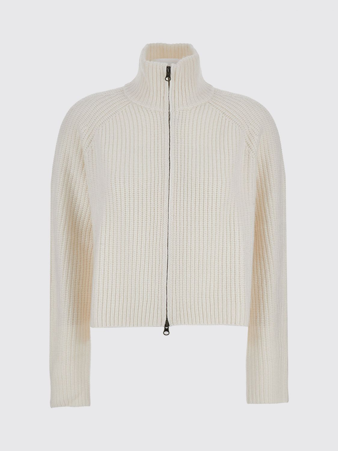 Lisa Yang 'sadie' Zip Sweater In White