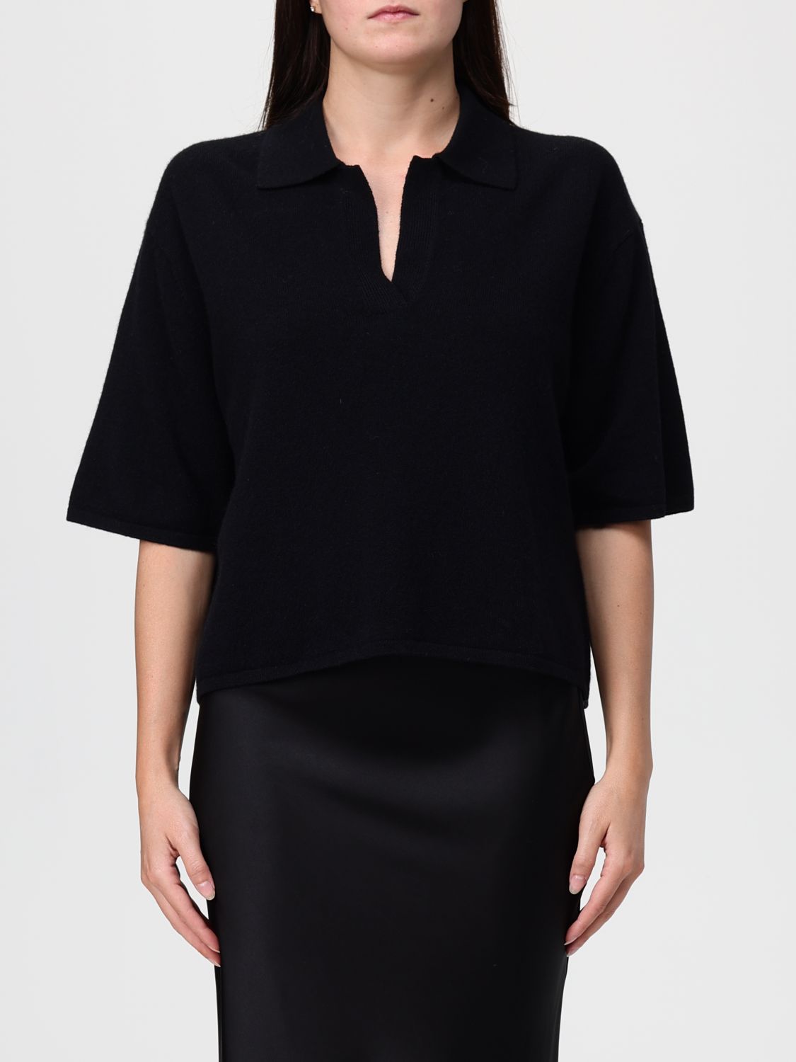 Lisa Yang Polo Shirt  Woman Color Black