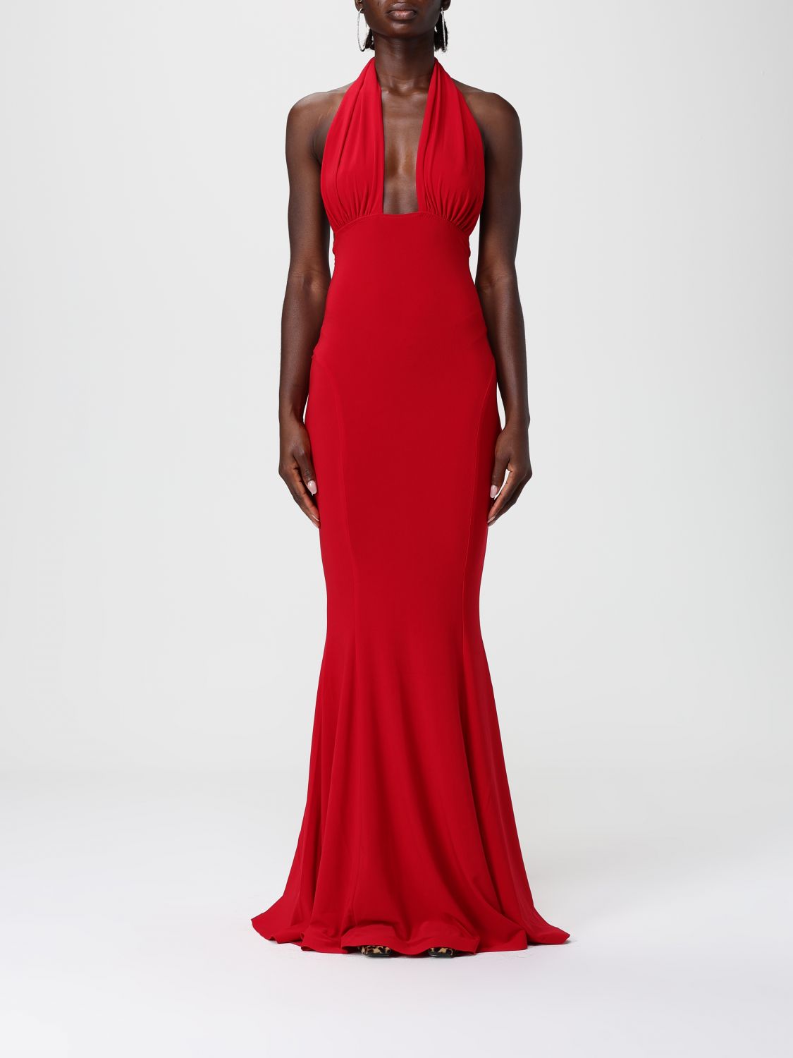Norma Kamali Dress Woman Color Red In Red