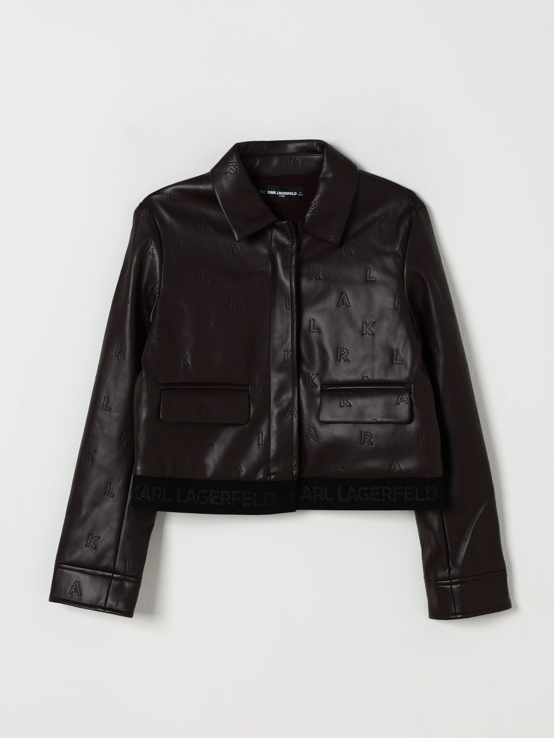 Karl Lagerfeld Coat  Kids Kids Color Brown