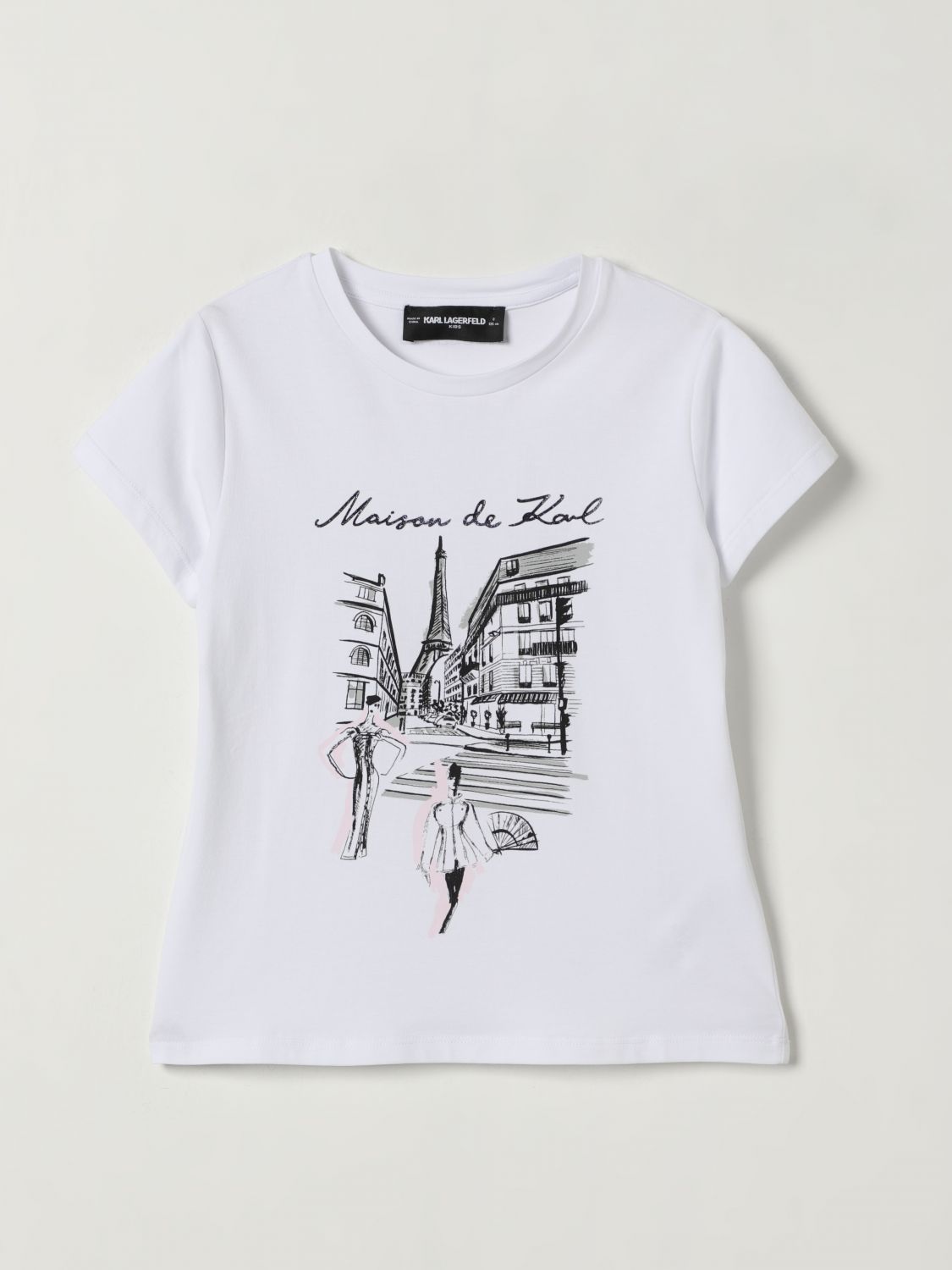 Karl Lagerfeld T-shirt  Kids Kids Color White In White