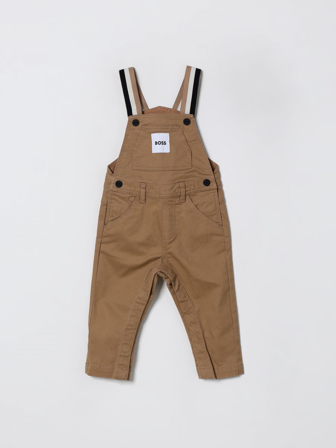 Hugo Boss Babies' Tracksuit Boss Kids Color Beige In Brown