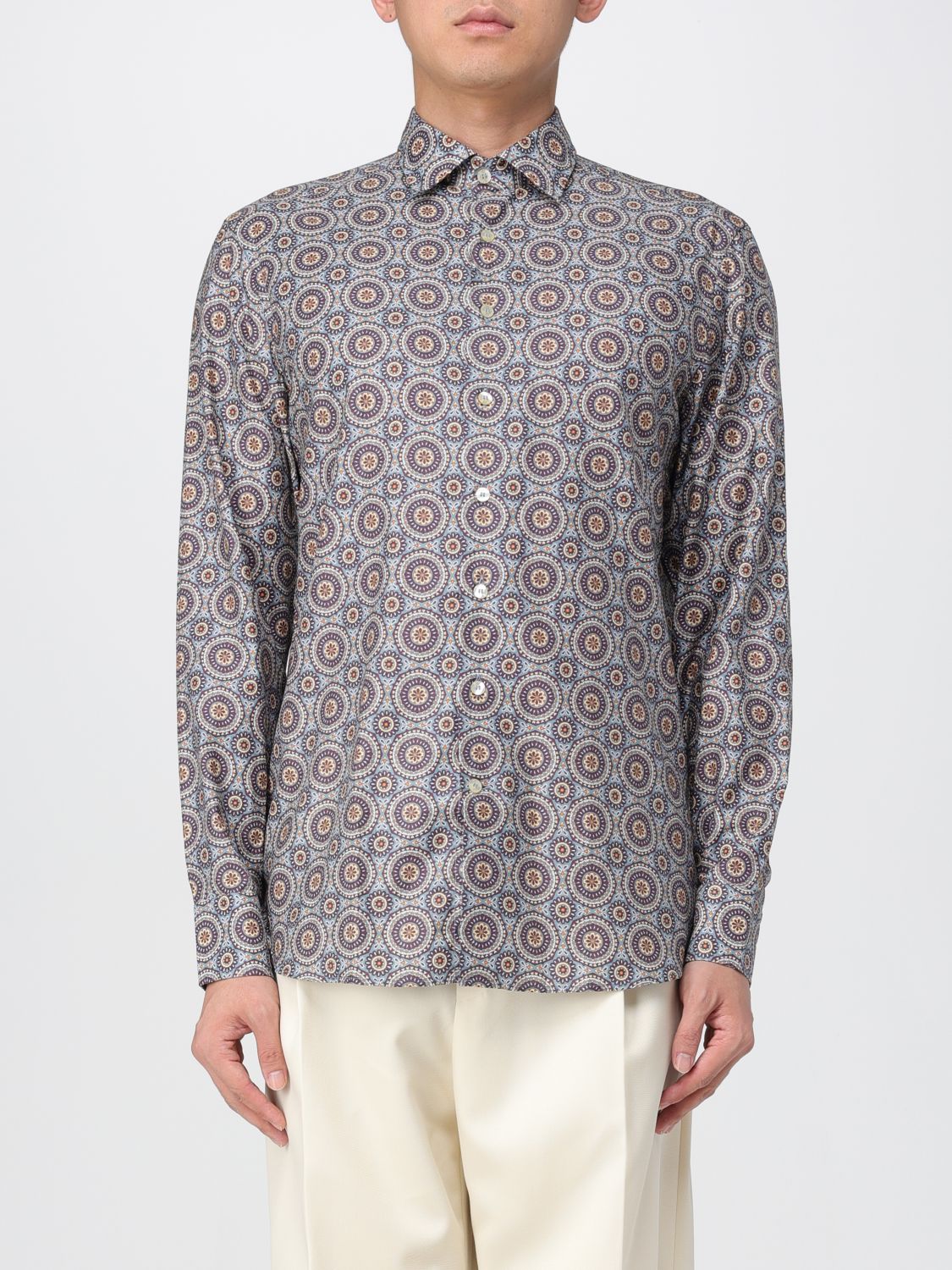 Etro Shirt  Men Color Grey In Gray