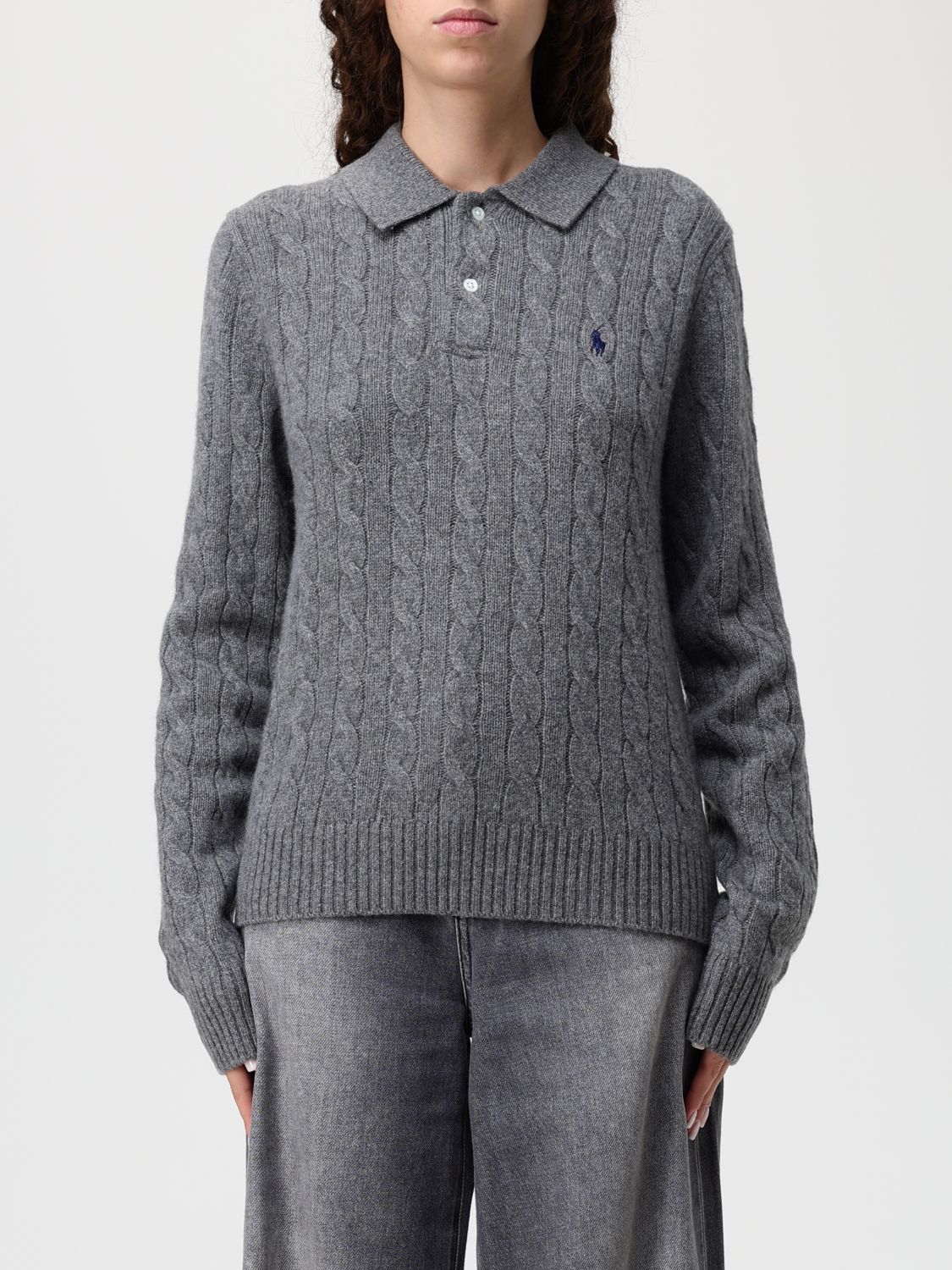 Polo Ralph Lauren Sweatshirt  Woman Color Grey In Gray