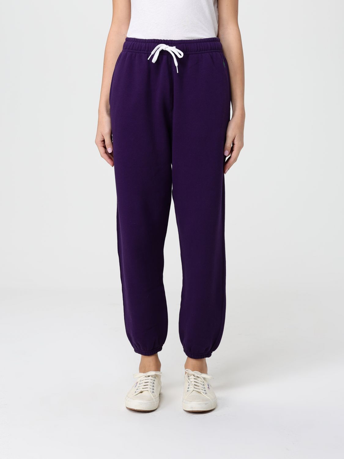 Polo Ralph Lauren Pants  Woman Color Violet In Purple