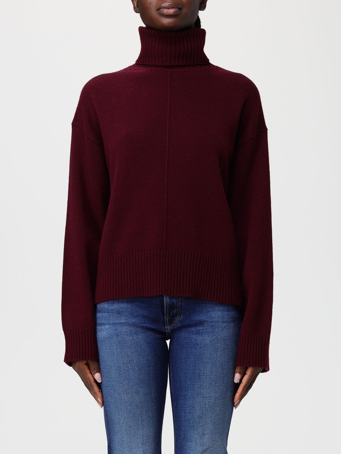 Allude Sweatshirt  Woman Color Burgundy