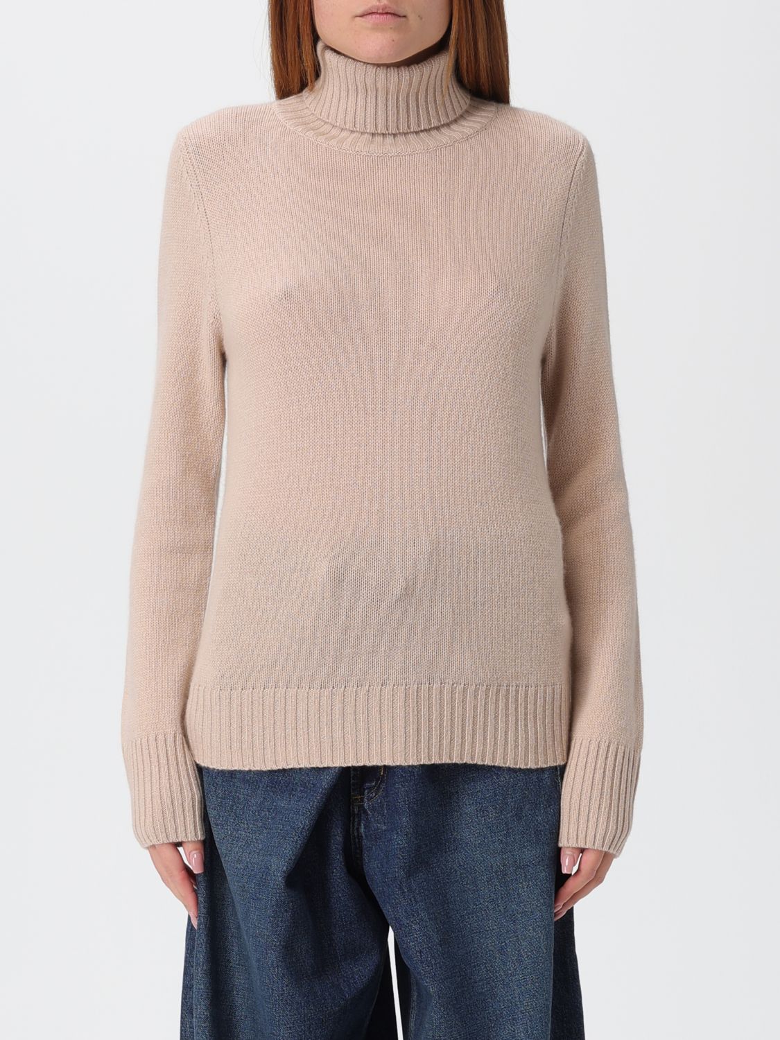 Allude Sweatshirt  Woman Color Beige In Neutral