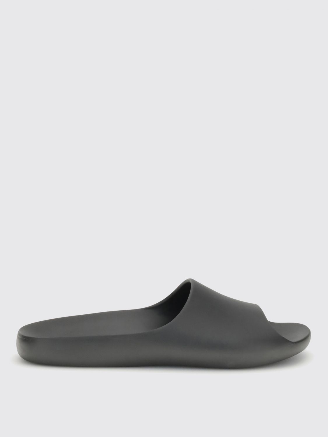 The Row Flat Open Toe Slides For Everyday Wear In Black