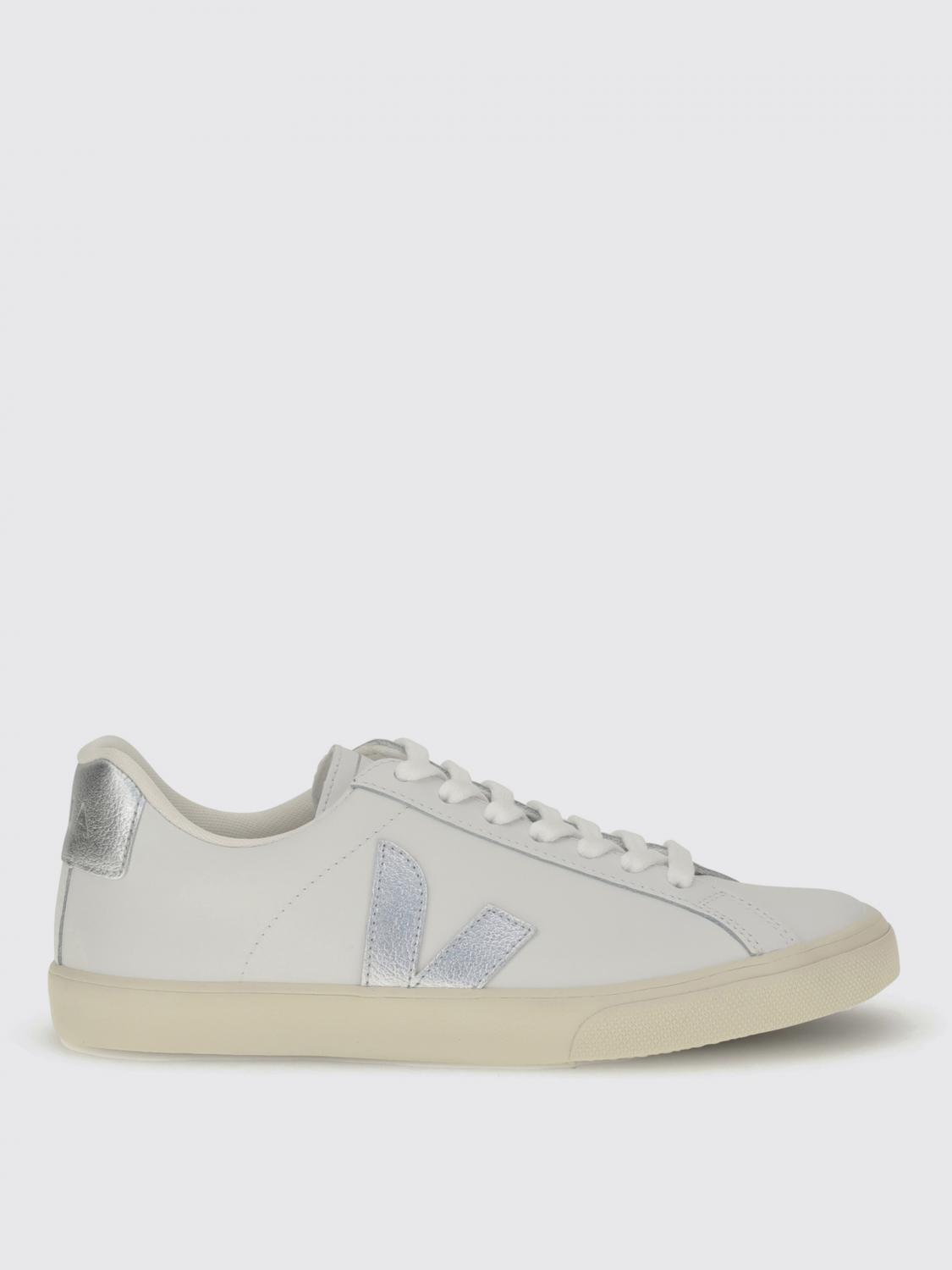 Veja Esplar Bi-color Low-top Sneakers In White