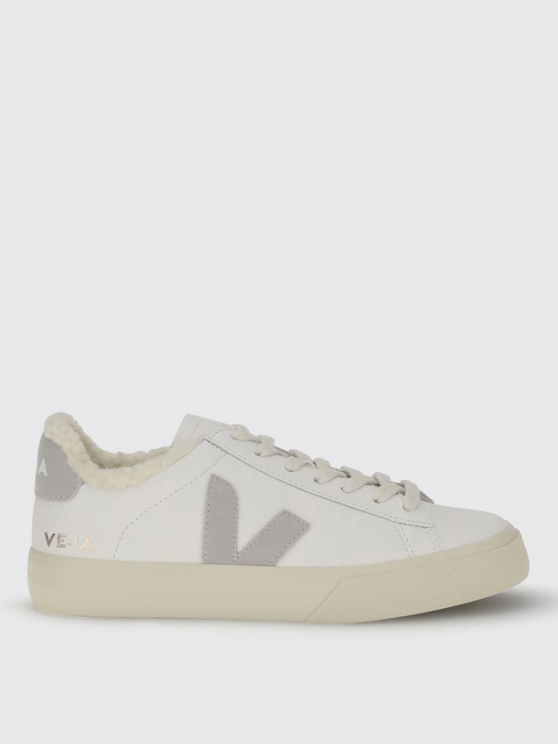 Veja Campo Fured Sneakers In White