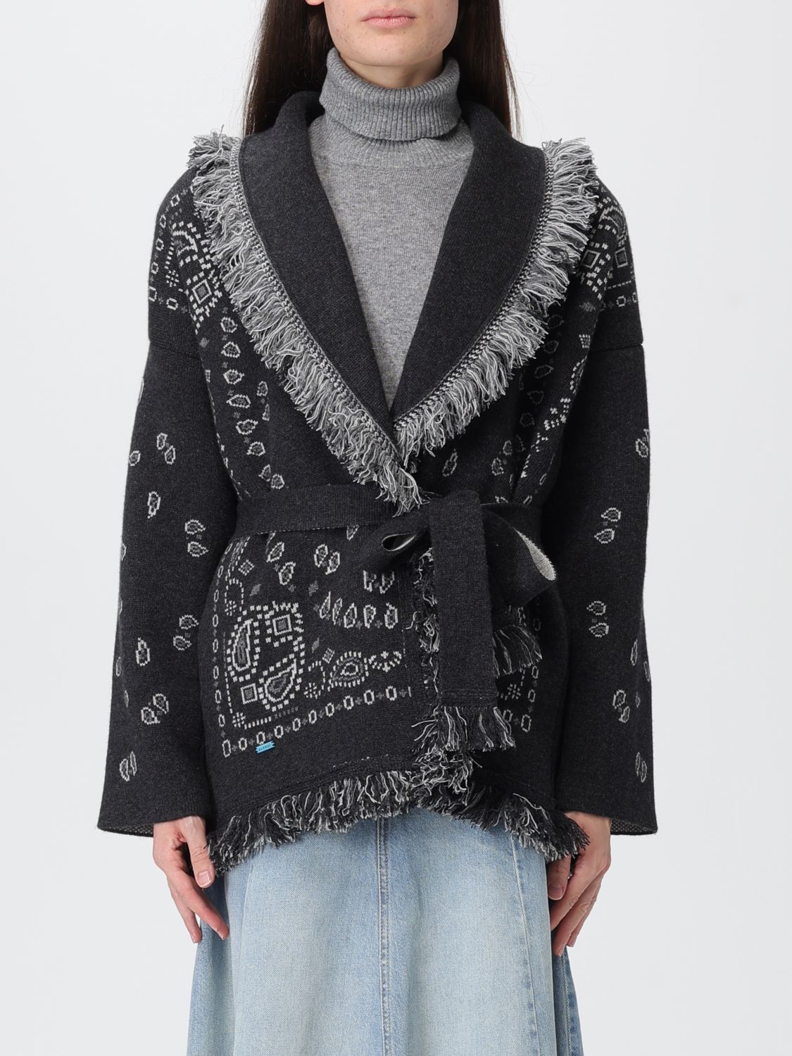 Alanui Sweater Woman Color Grey In Gray