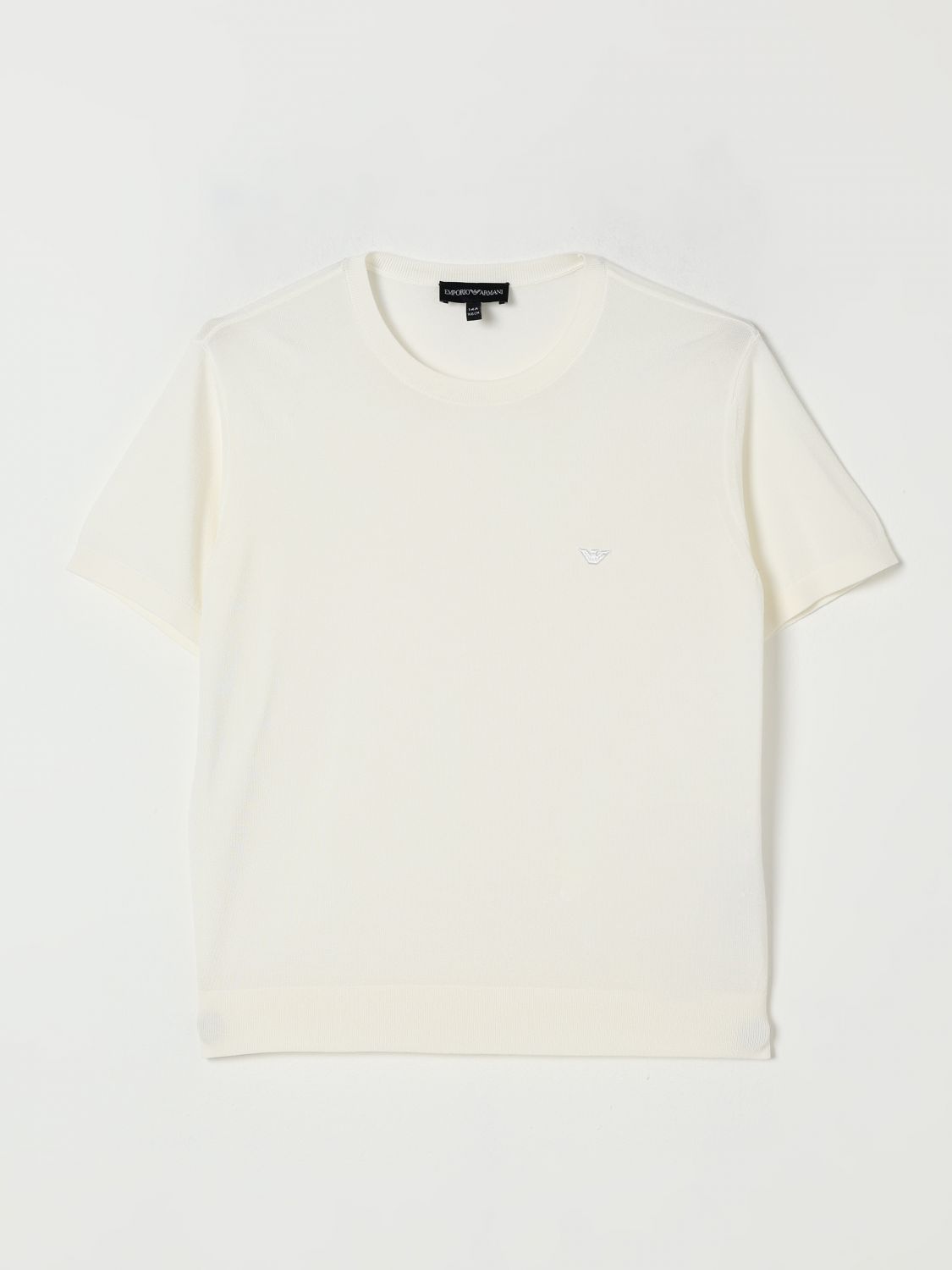 Emporio Armani Sweater  Kids Color White In White