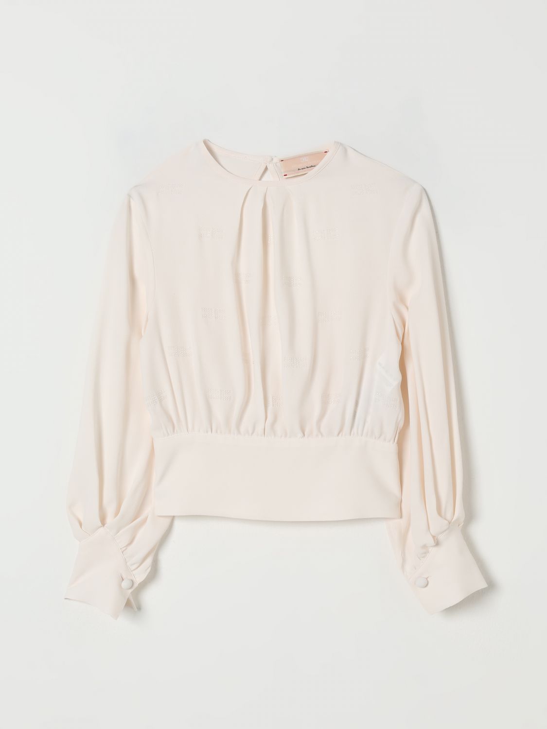 Elisabetta Franchi La Mia Bambina Shirt  Kids Color Milk In Pink