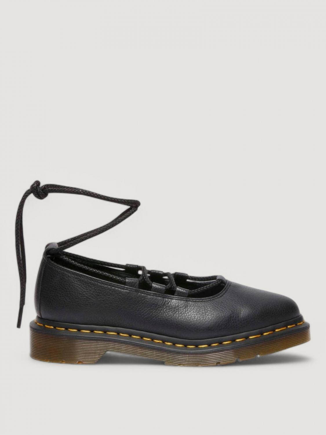 Dr. Martens Elphie Ii Pointed Toe Ballet Flat In Black