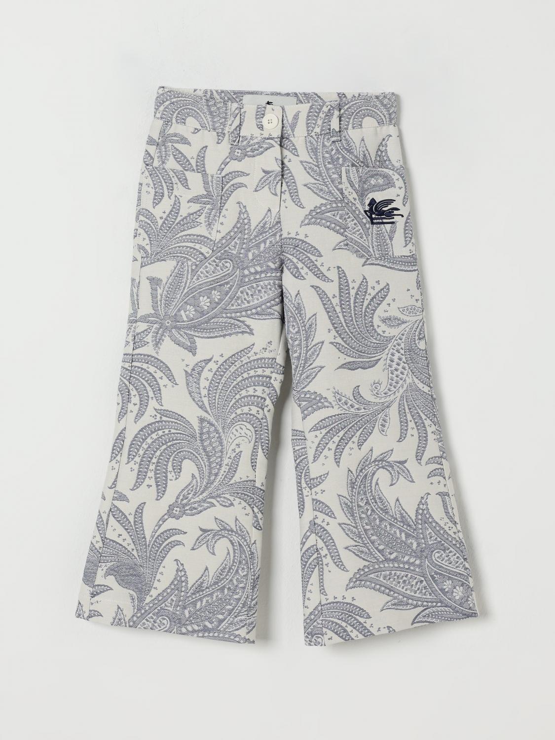 ETRO Pants Kids color Yellow Cream　ETRO パンツ キッズカラー イエロー クリーム ETRO