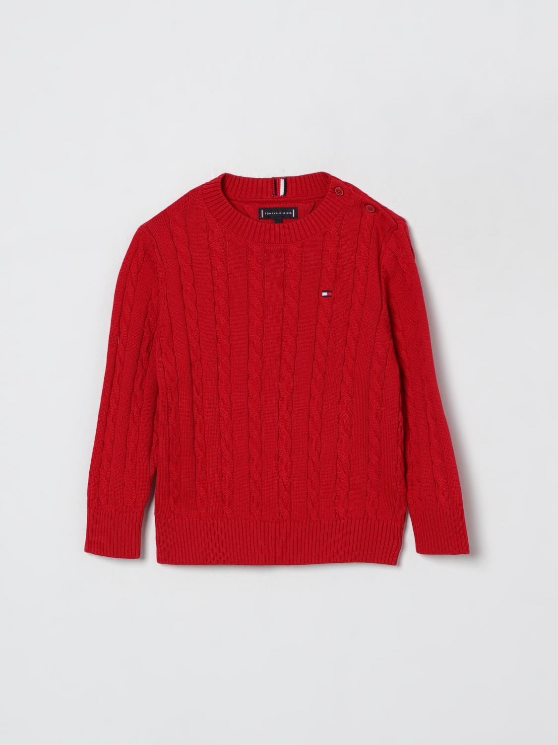 TOMMY HILFIGER Pullover Kinder Farbe Rot