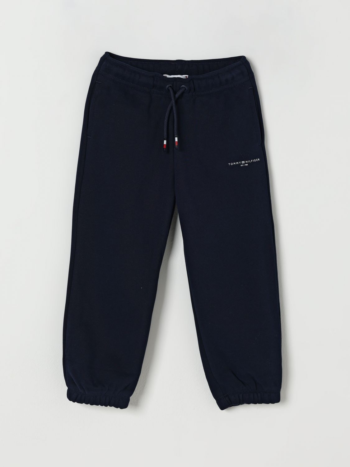 Tommy Hilfiger Pants Kids Color Blue In Black