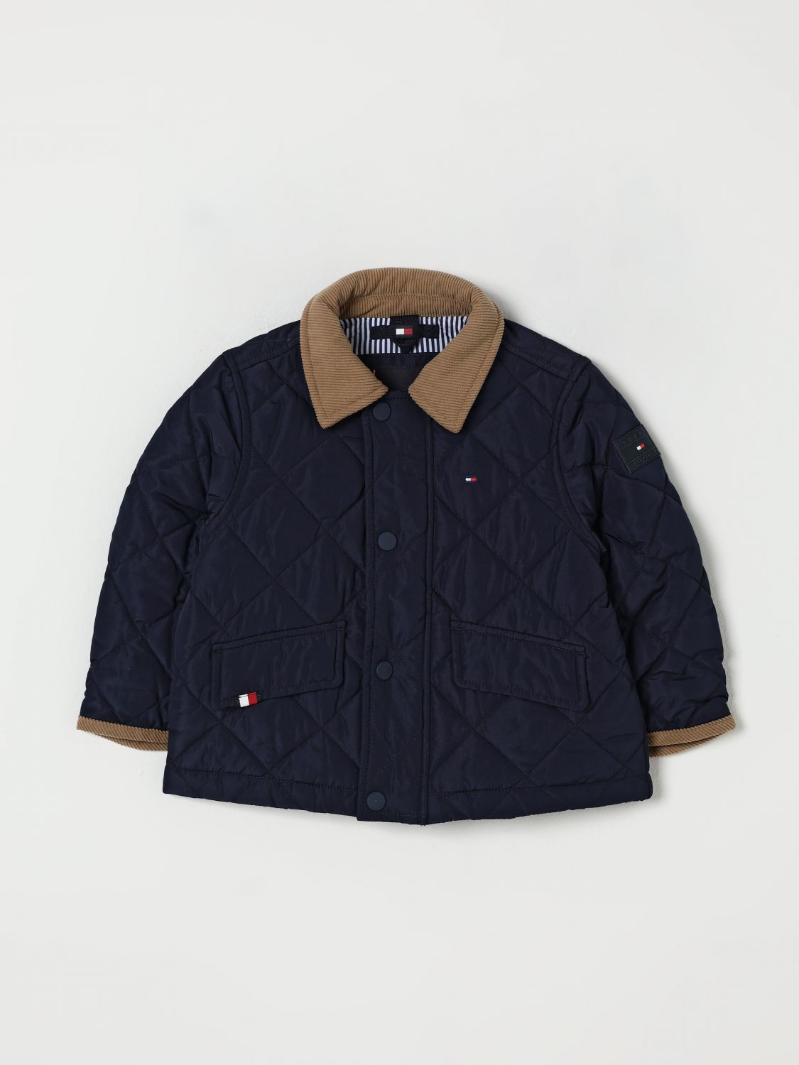 Tommy Hilfiger Jacket Kids Color Red In Blue