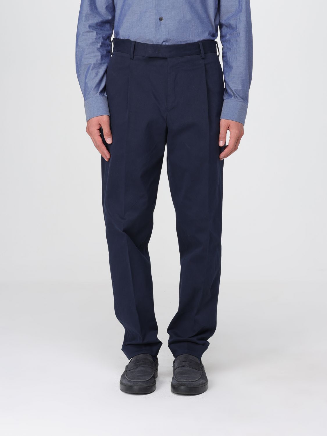 Pt Torino Pants Men Color Blue In Blue