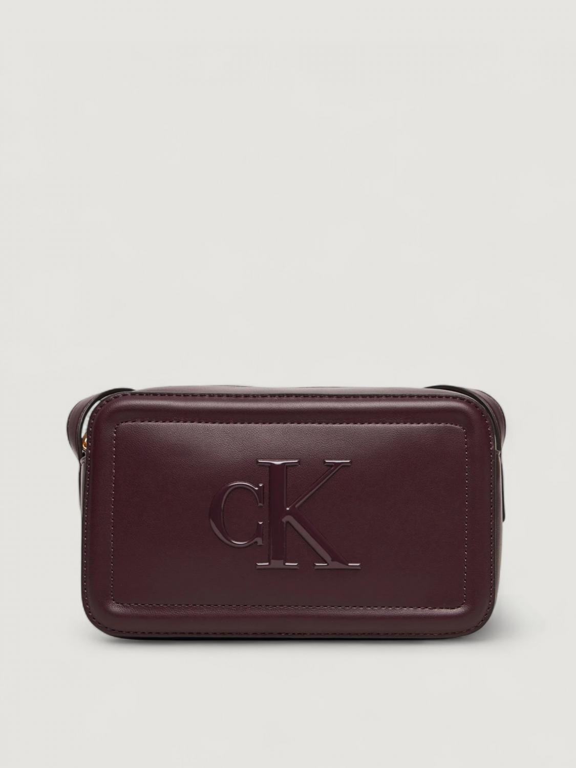 Calvin Klein Mini Bag  Woman Color Burgundy In Burgundy