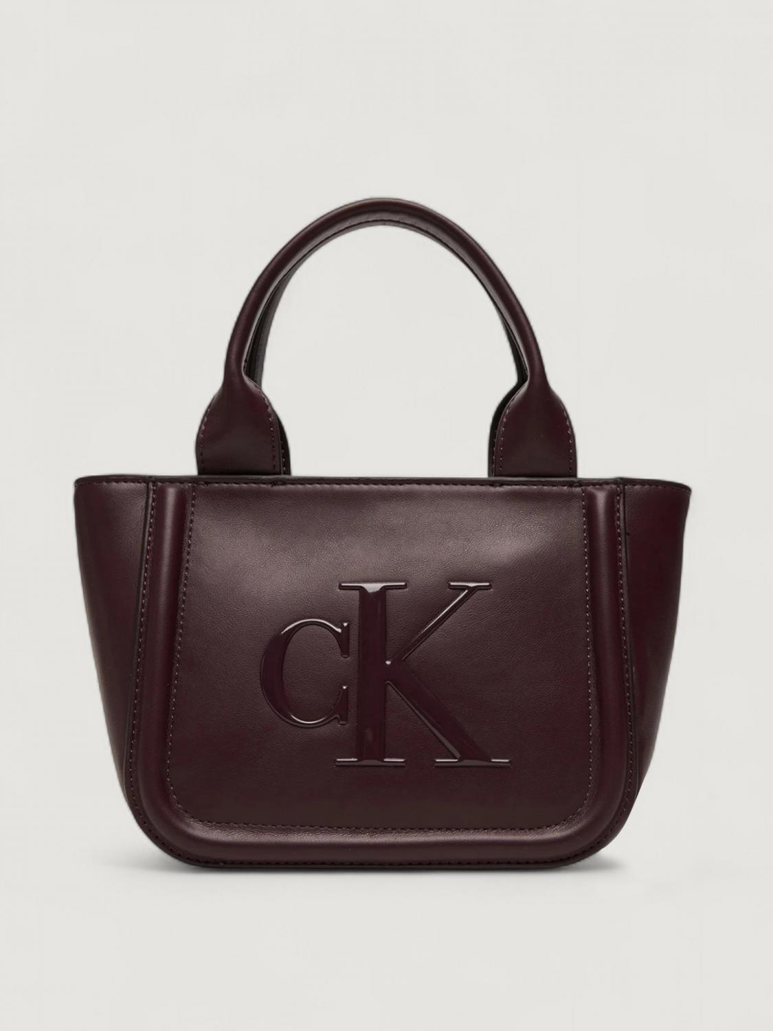 Calvin Klein Mini Bag  Woman Color Burgundy In Burgundy