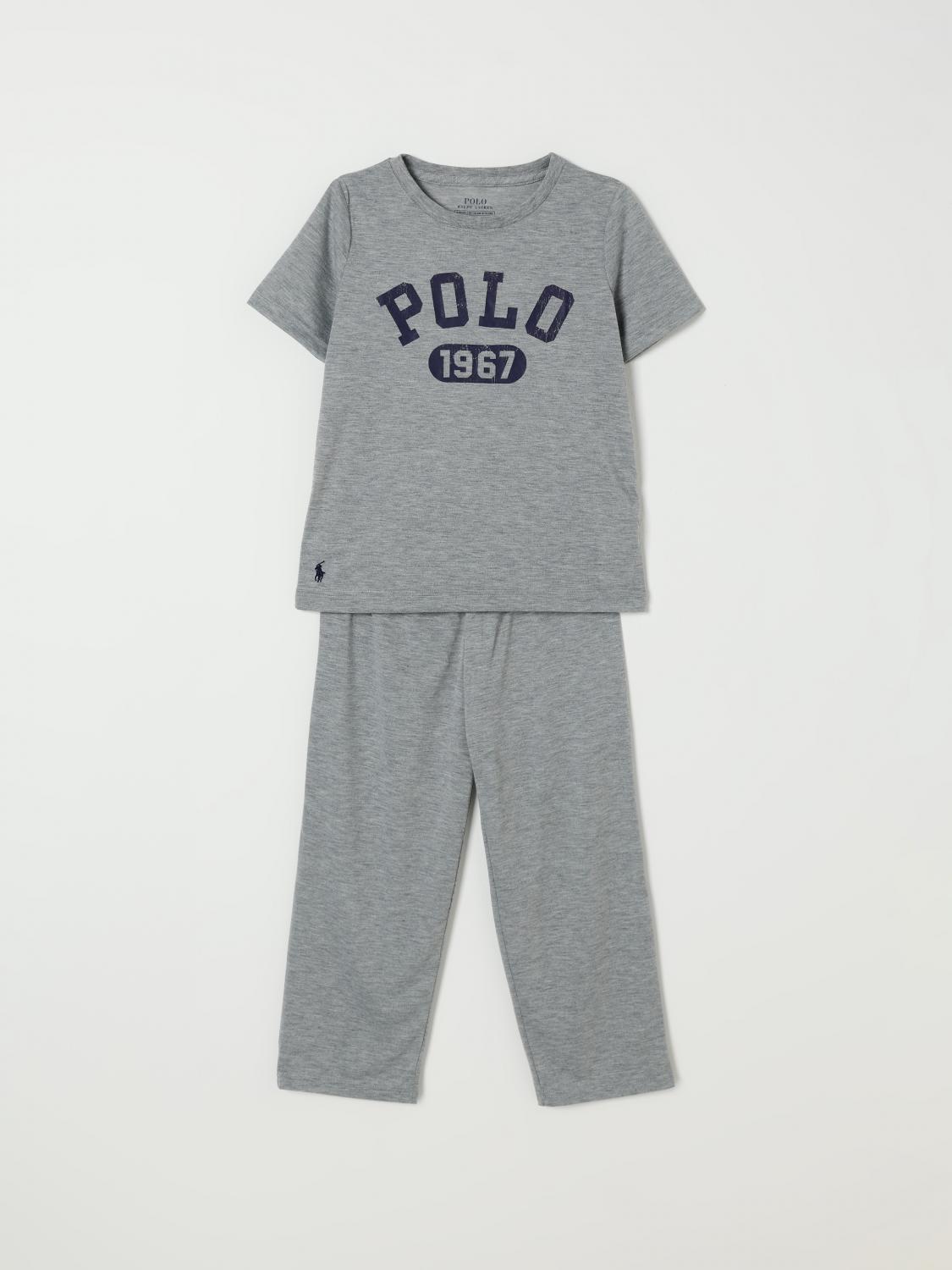 POLO RALPH LAUREN Kleidungsset Kinder Farbe Grau