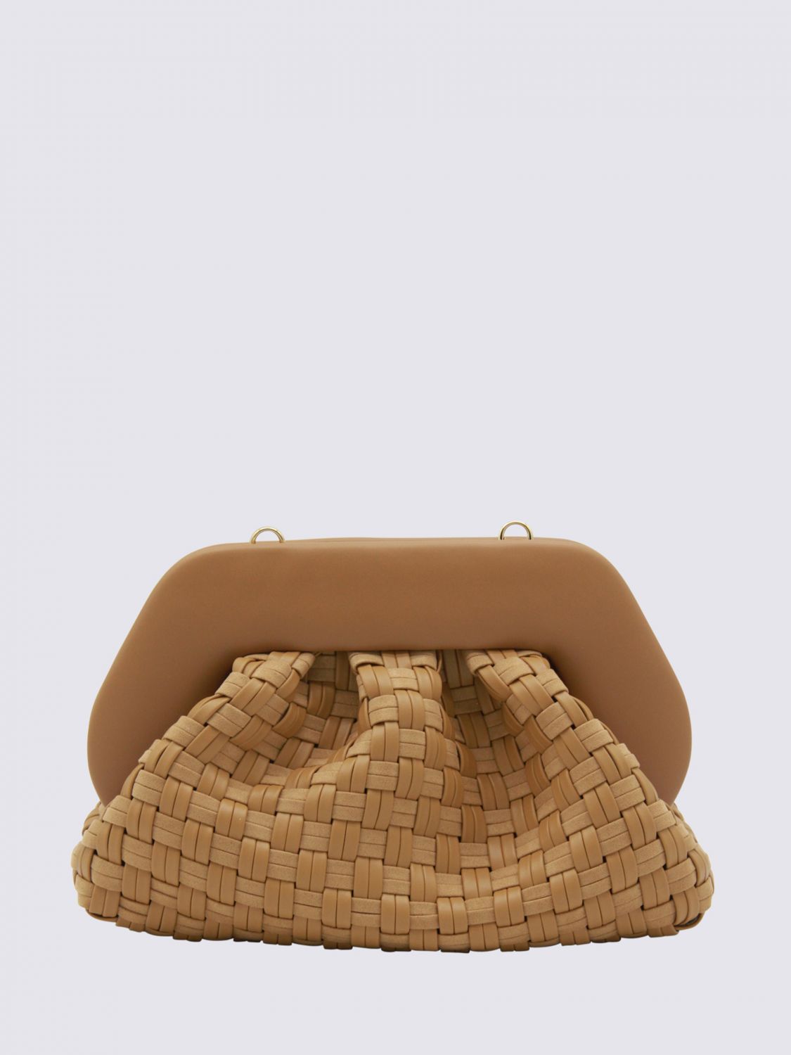 Themoirè Shoulder Bag  Woman Color Biscuit In Brown