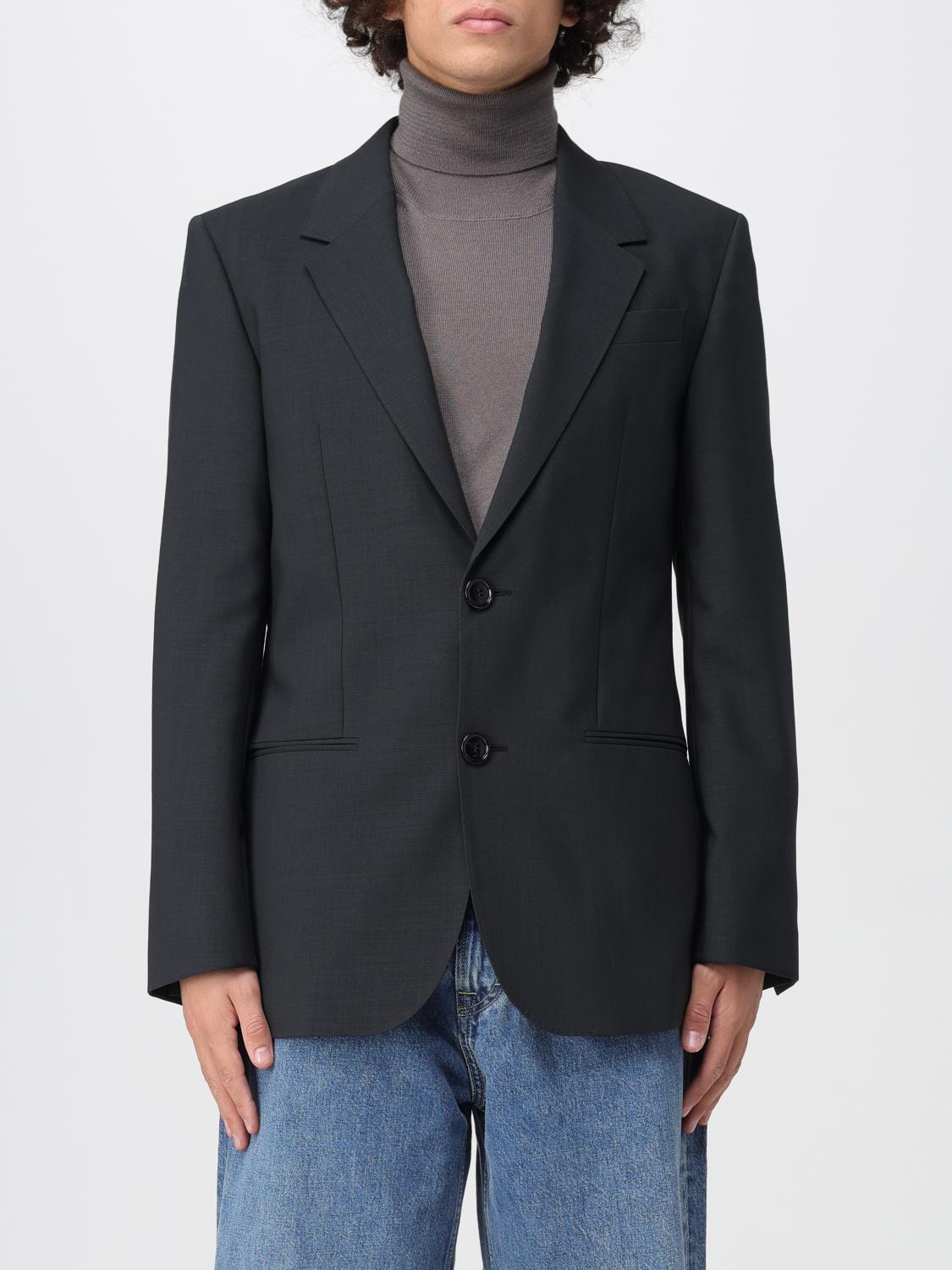 AMI Paris AMI PARIS Jacket Men color Charcoal　AMI PARIS ジャケット メンズ カラー チャコール