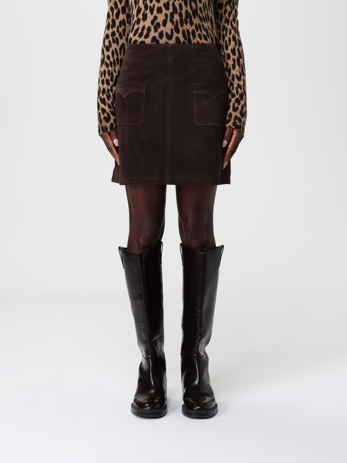 Zadig & Voltaire Skirt  Woman Color Brown In Brown