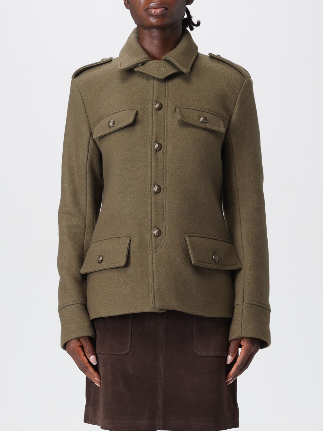 Zadig & Voltaire Blazer  Woman Color Green In Green