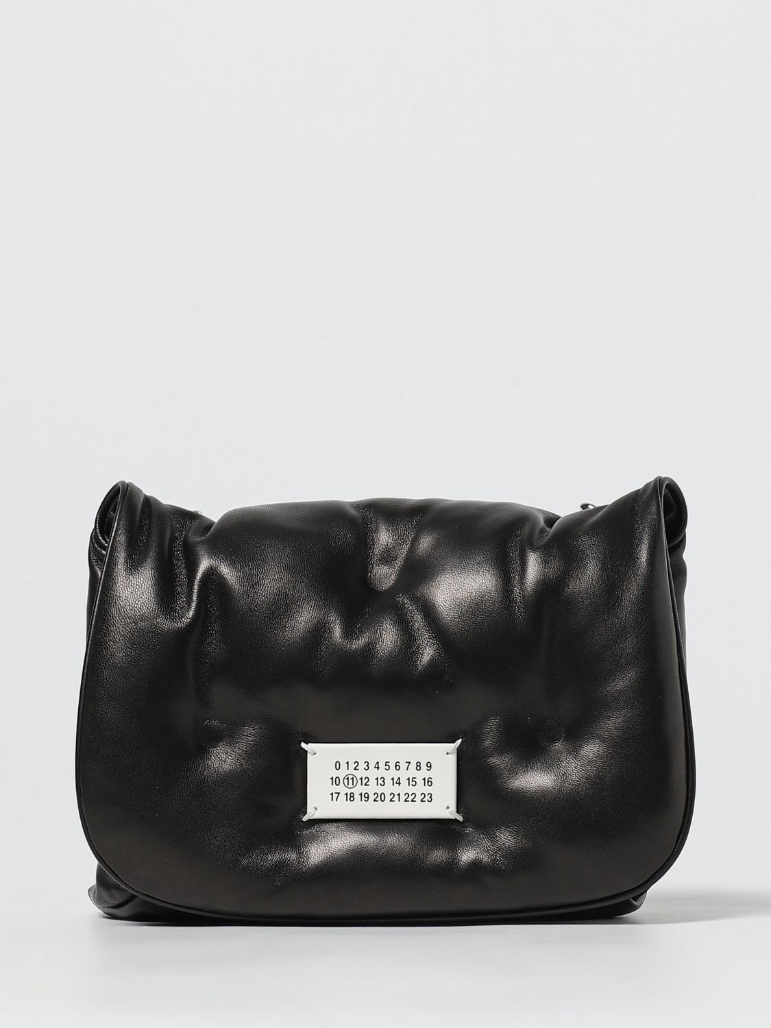 Maison Margiela Glam Slam Small Flap Top-handle Bag In Black