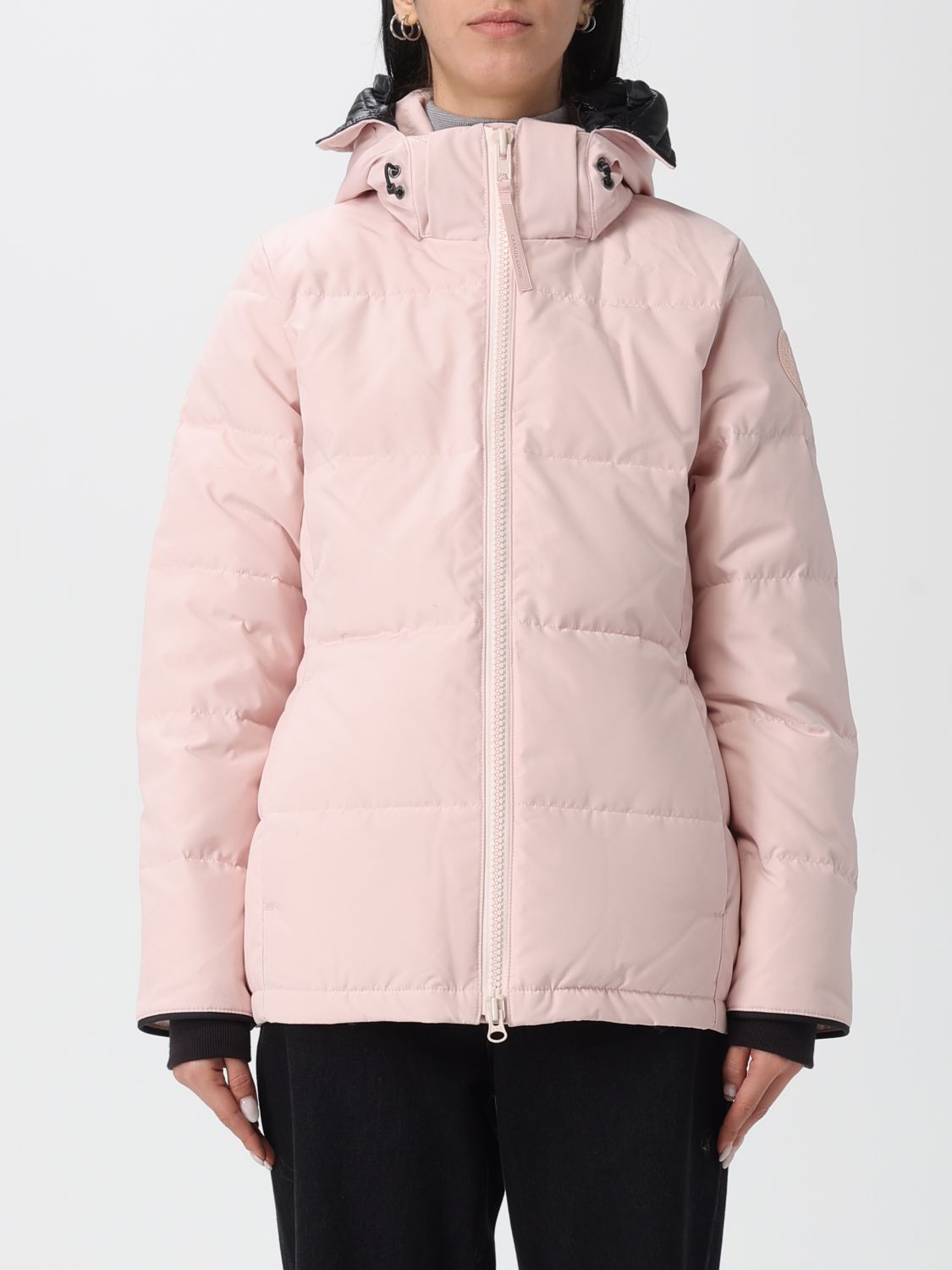 Canada Goose Coat Woman Color Pink In Purple