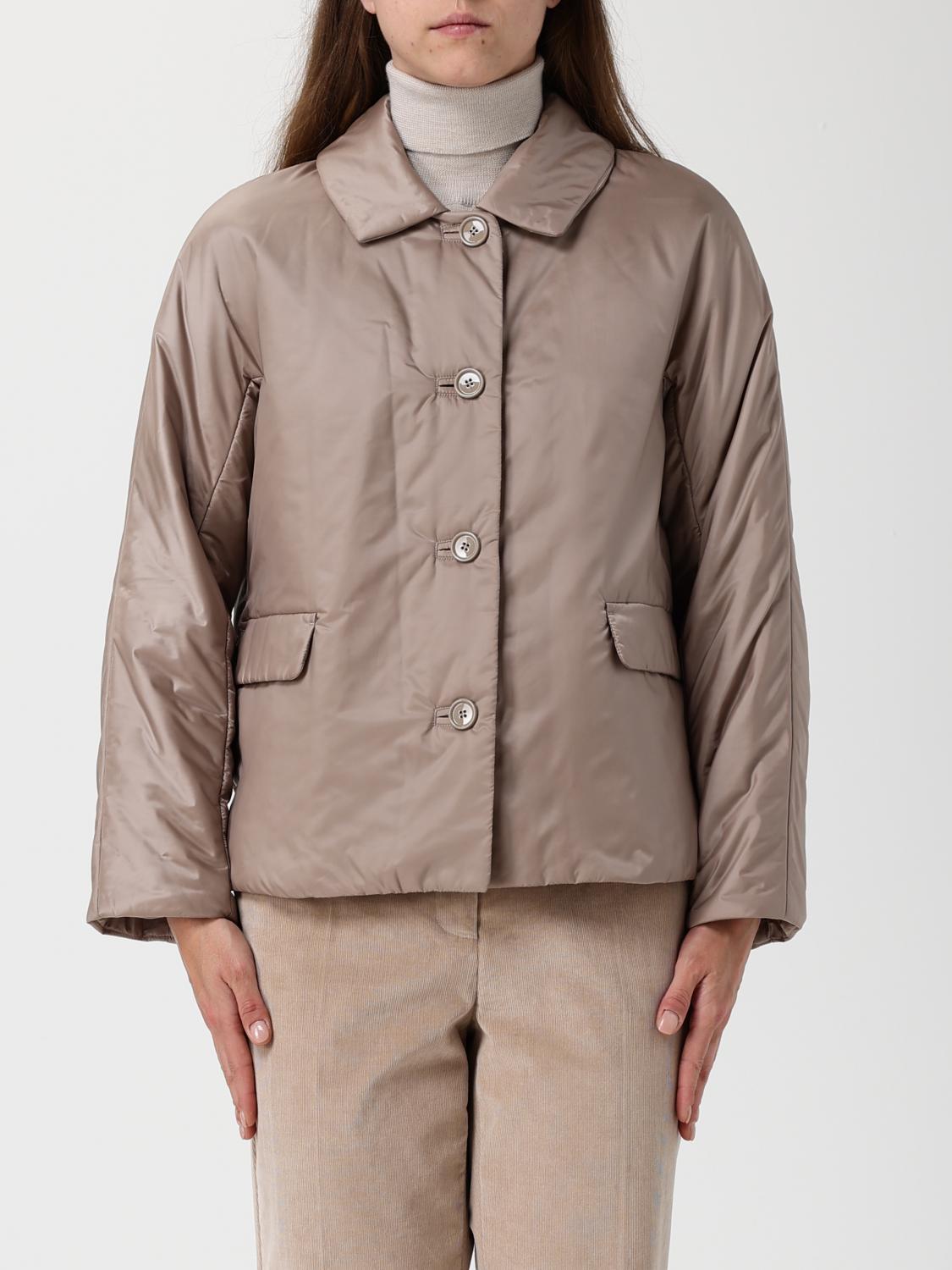 Max Mara The Cube Jacket  Woman Color Grey In Brown