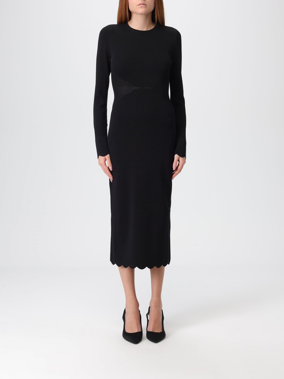 Twinset Dress  Woman Color Black In Black