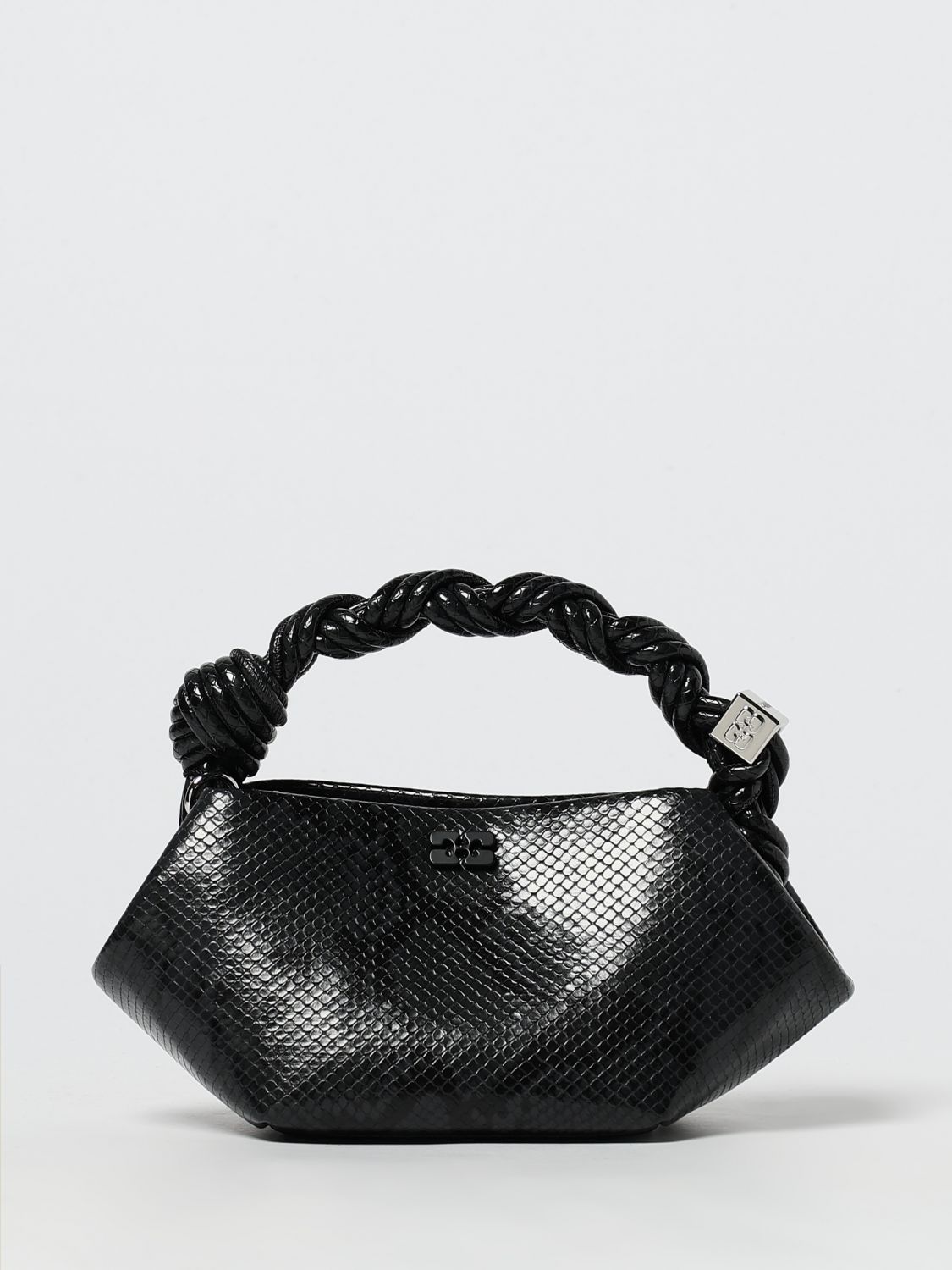Ganni Crossbody Bag  Woman Color Black In Black
