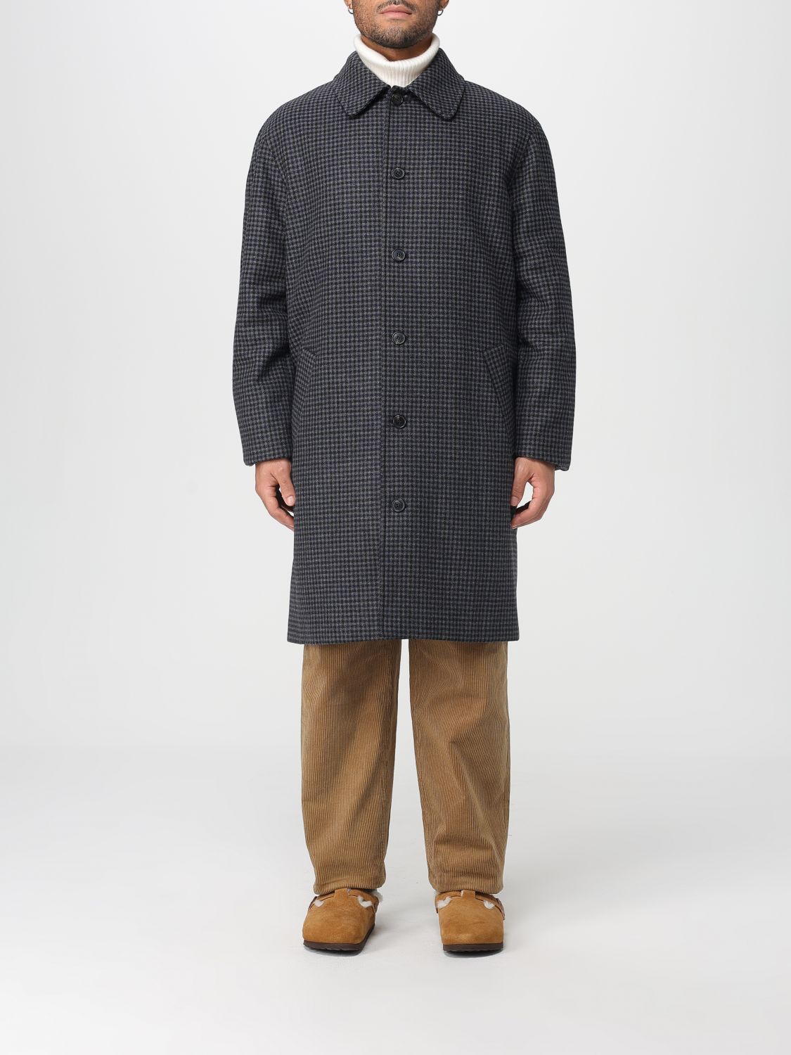 Apc Coat A. P.c. Men Color Grey In Gray