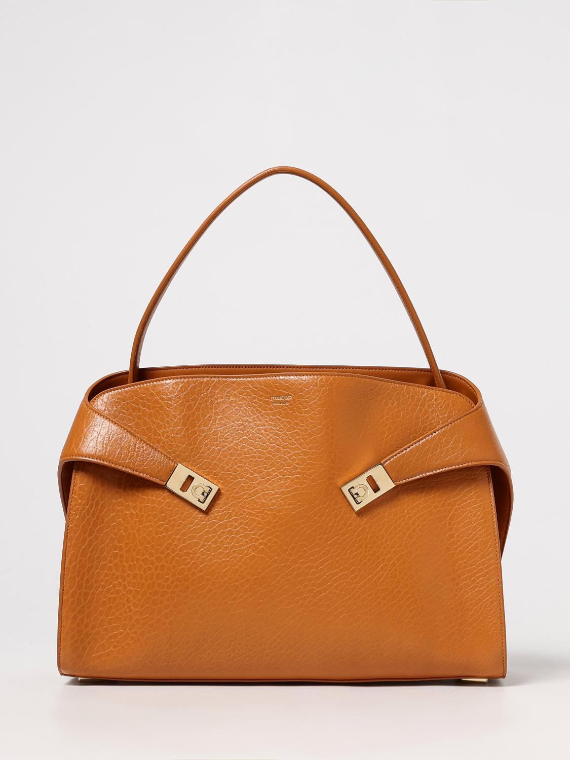 Shoulder Bag FERRAGAMO Woman color Beige