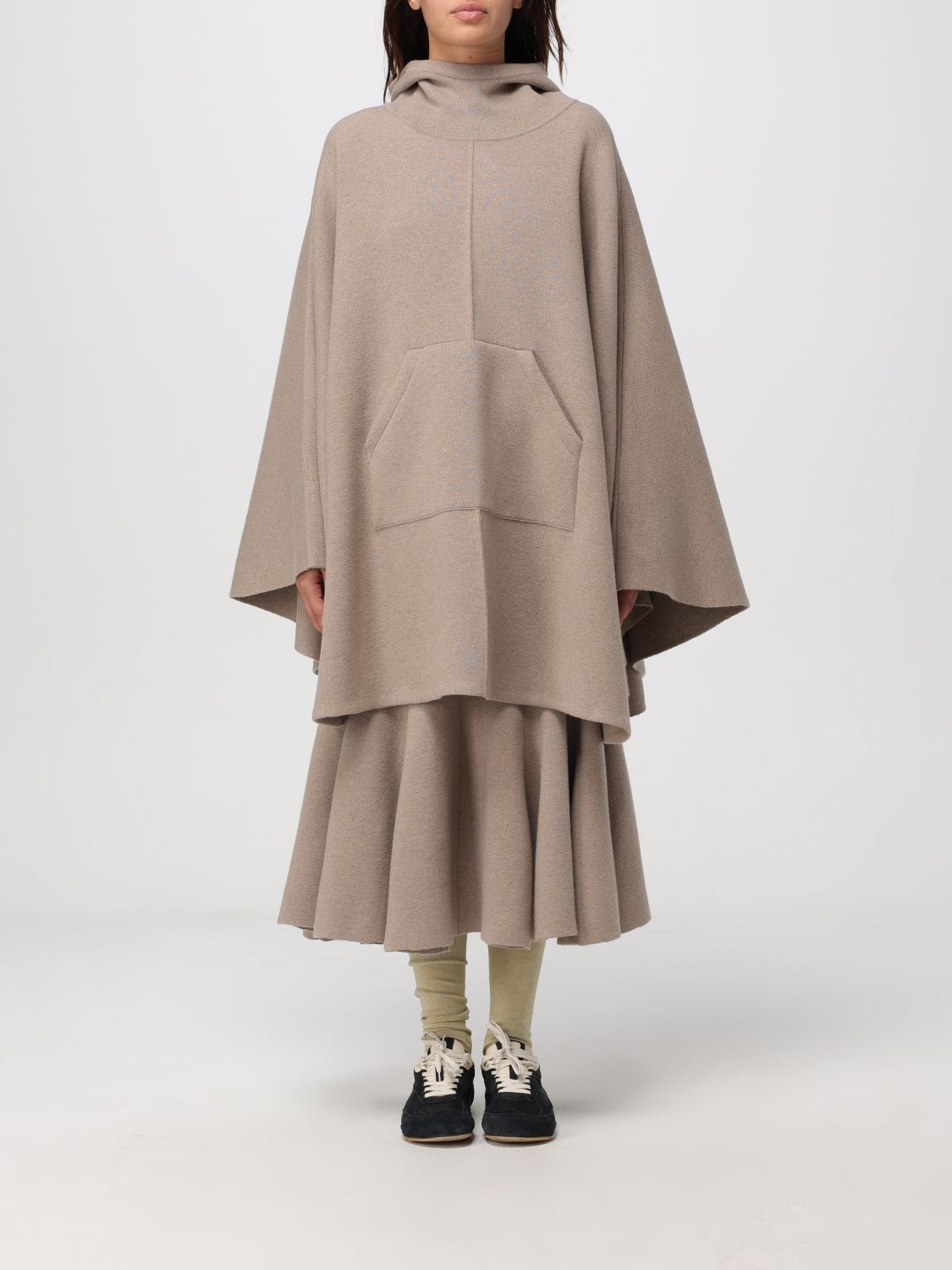 Bottega Veneta Coat  Woman Color Beige In Neutral