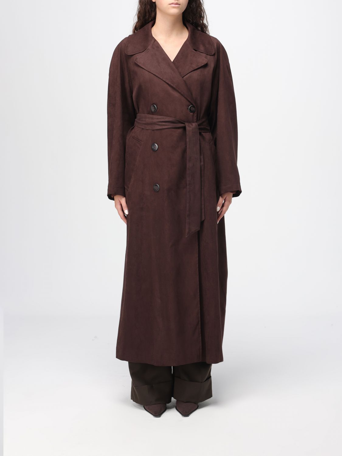 Alysi Raincoat Woman Color Brown In Brown