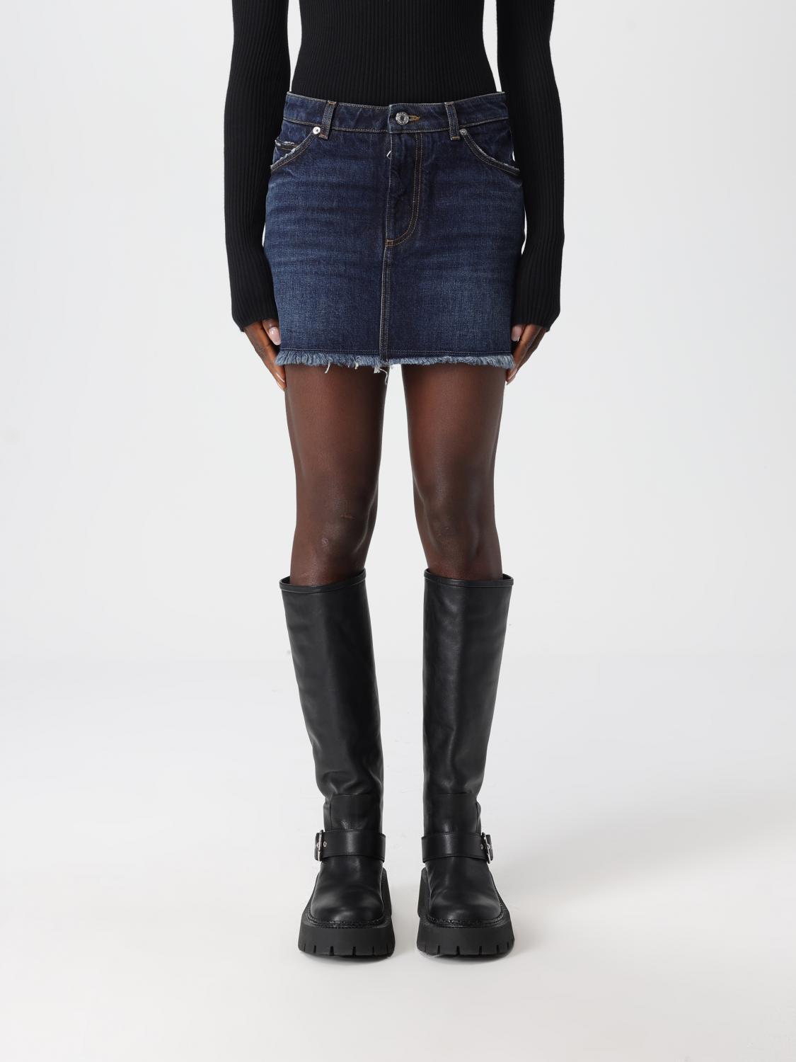 Skirt DOLCE & GABBANA Woman color Denim