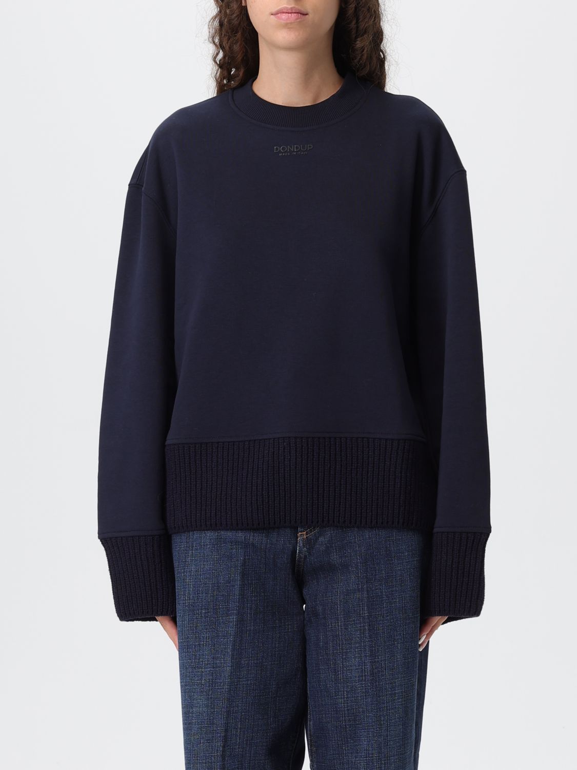 Dondup Sweatshirt  Woman Color Blue In Blue