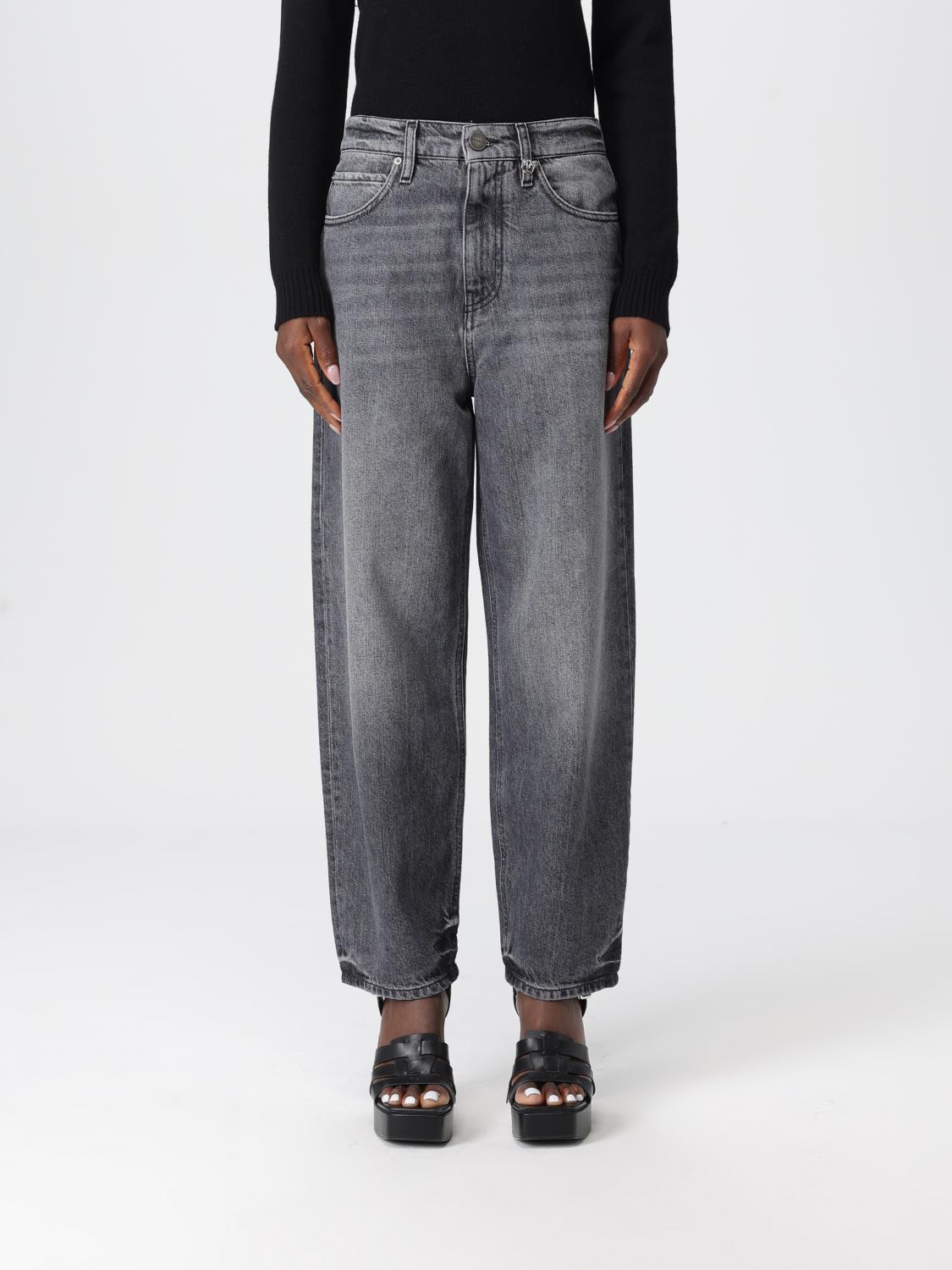 Pinko Jeans Woman color Grey