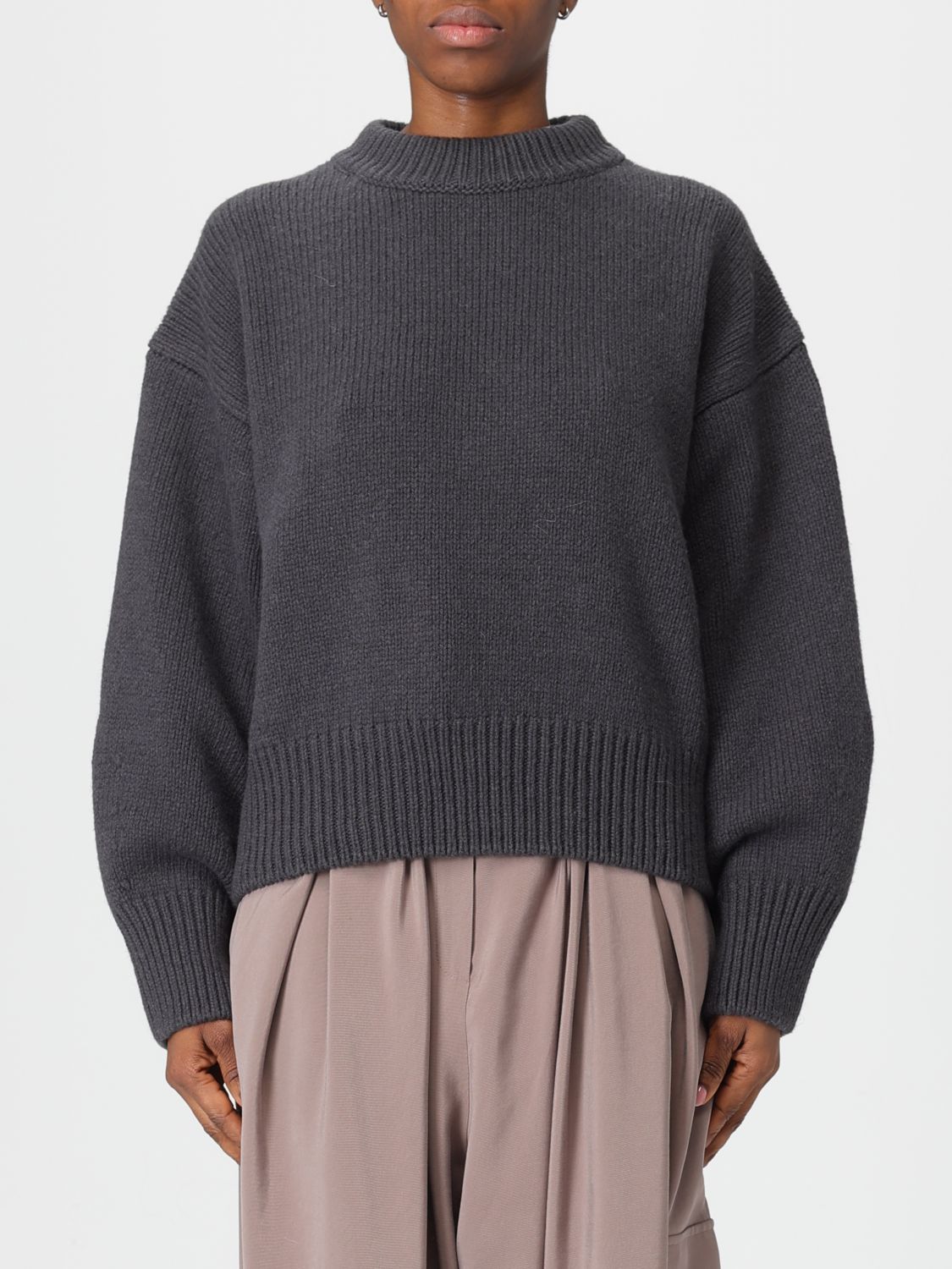 Alysi Sweater  Woman Color Grey In Brown