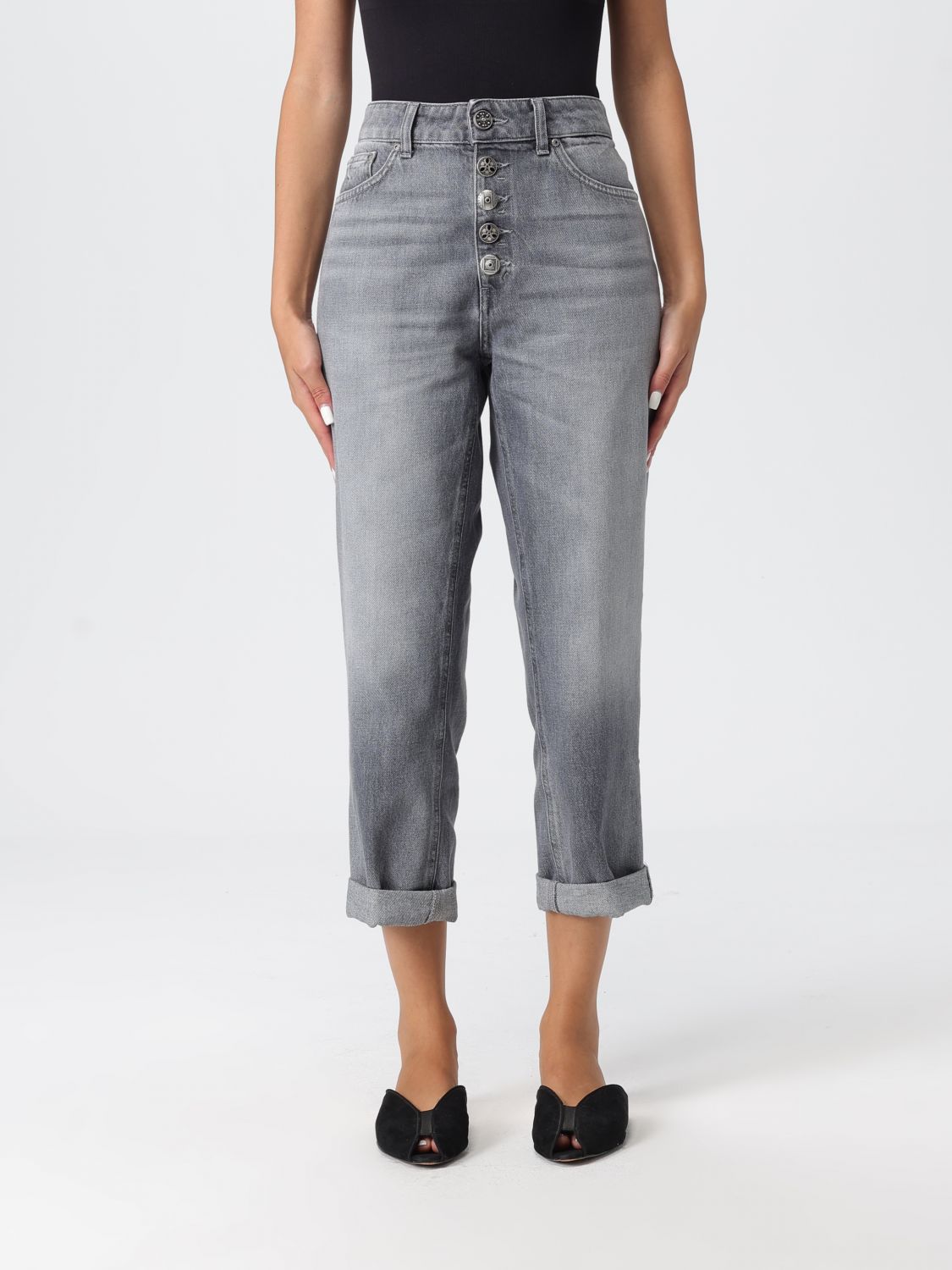 Dondup Jeans  Woman Color Grey In Gray