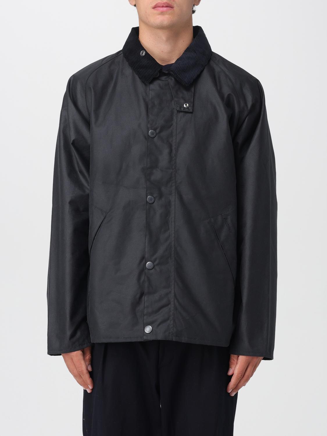 Barbour Jacket Men Color Blue In Black