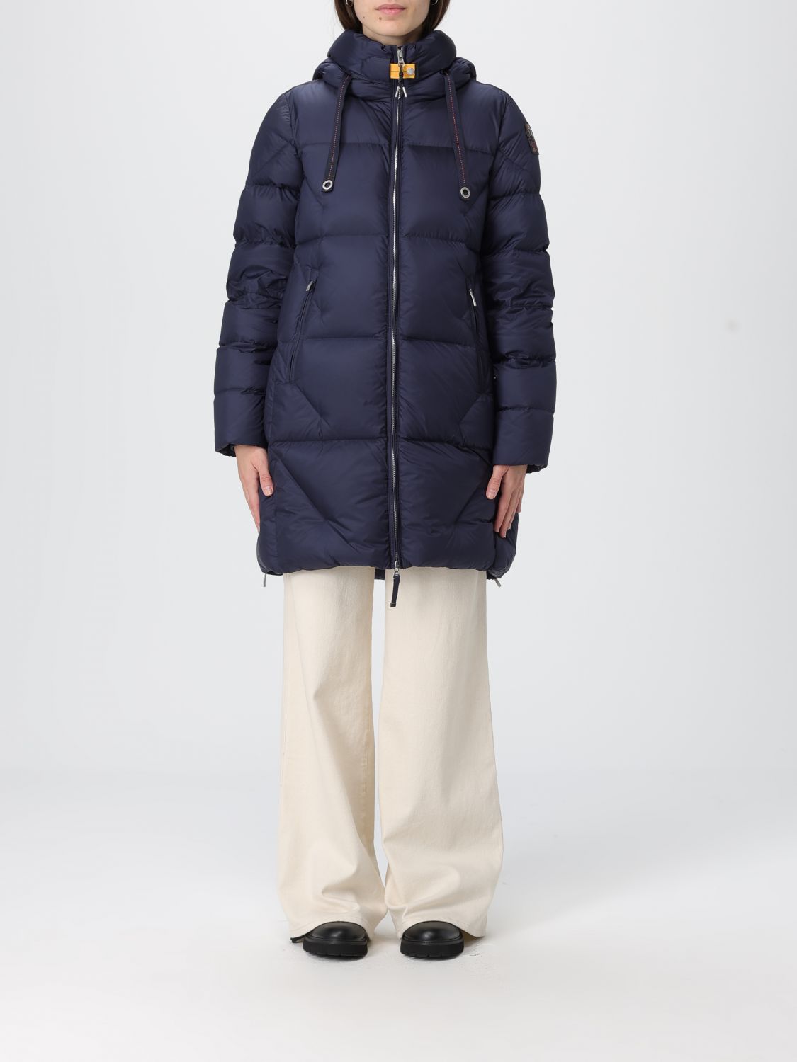 Parajumpers Janet Hooded Down Jacket In Blue