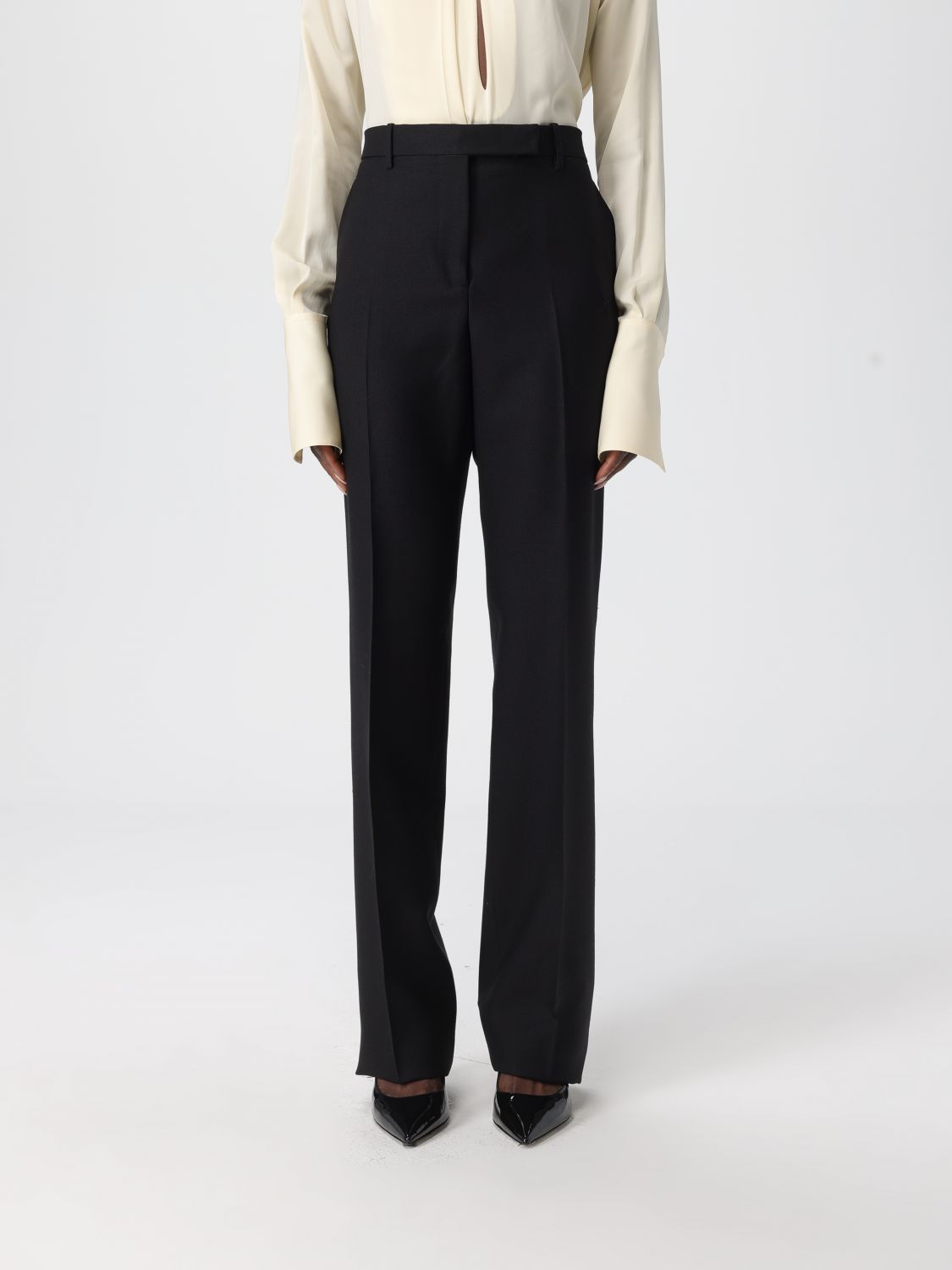 TOM FORD Pantalone sartoriale in lana e Mohair