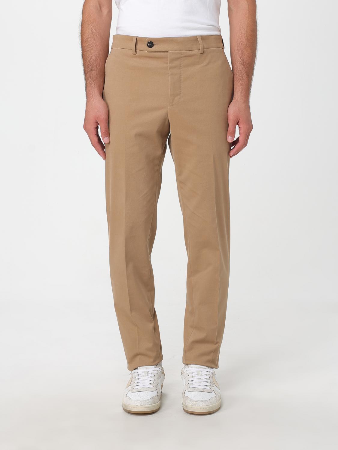 Incotex Pants Men Color Camel In Brown