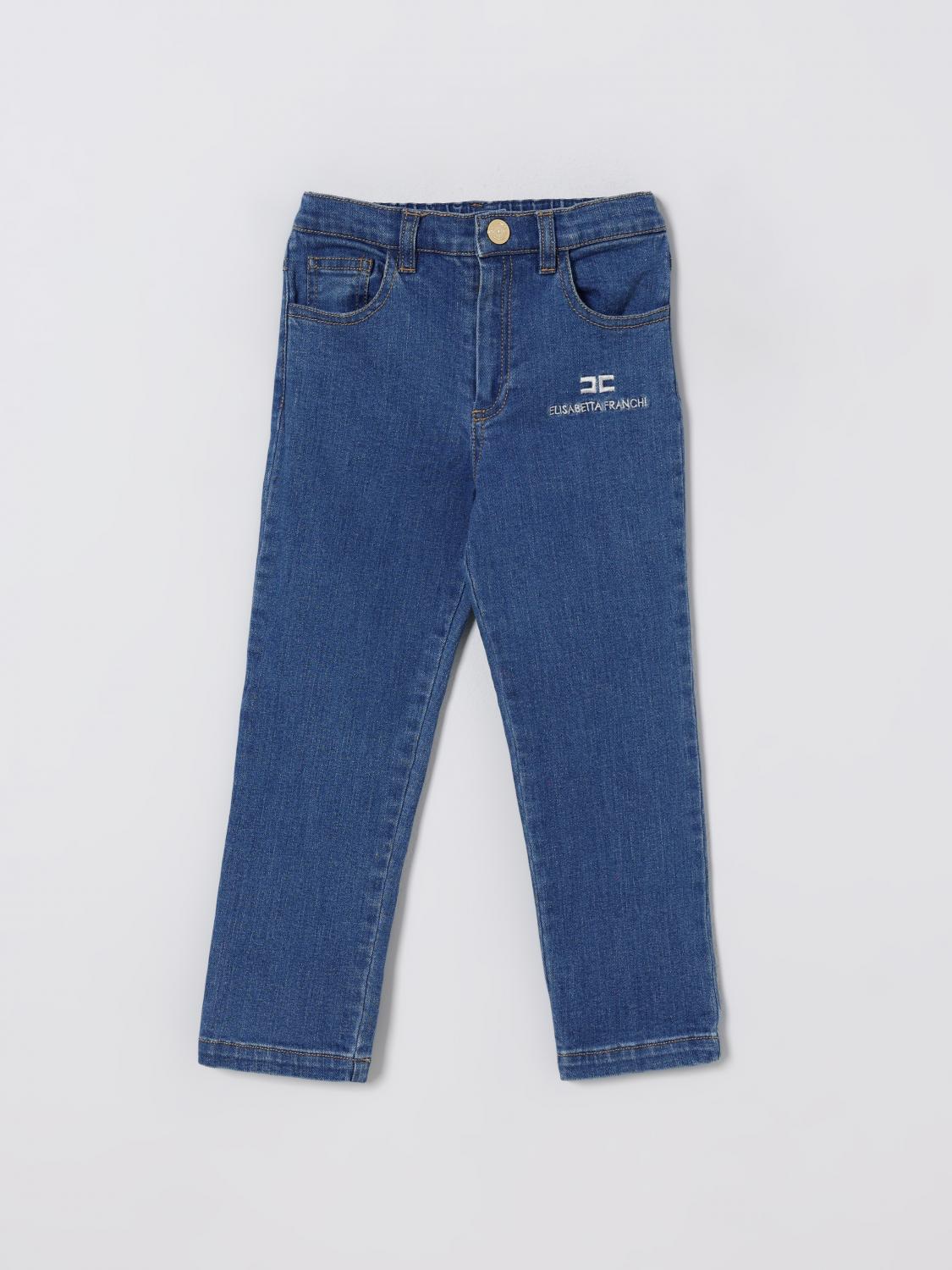 Elisabetta Franchi La Mia Bambina Jeans  Kids Color Denim In Blue